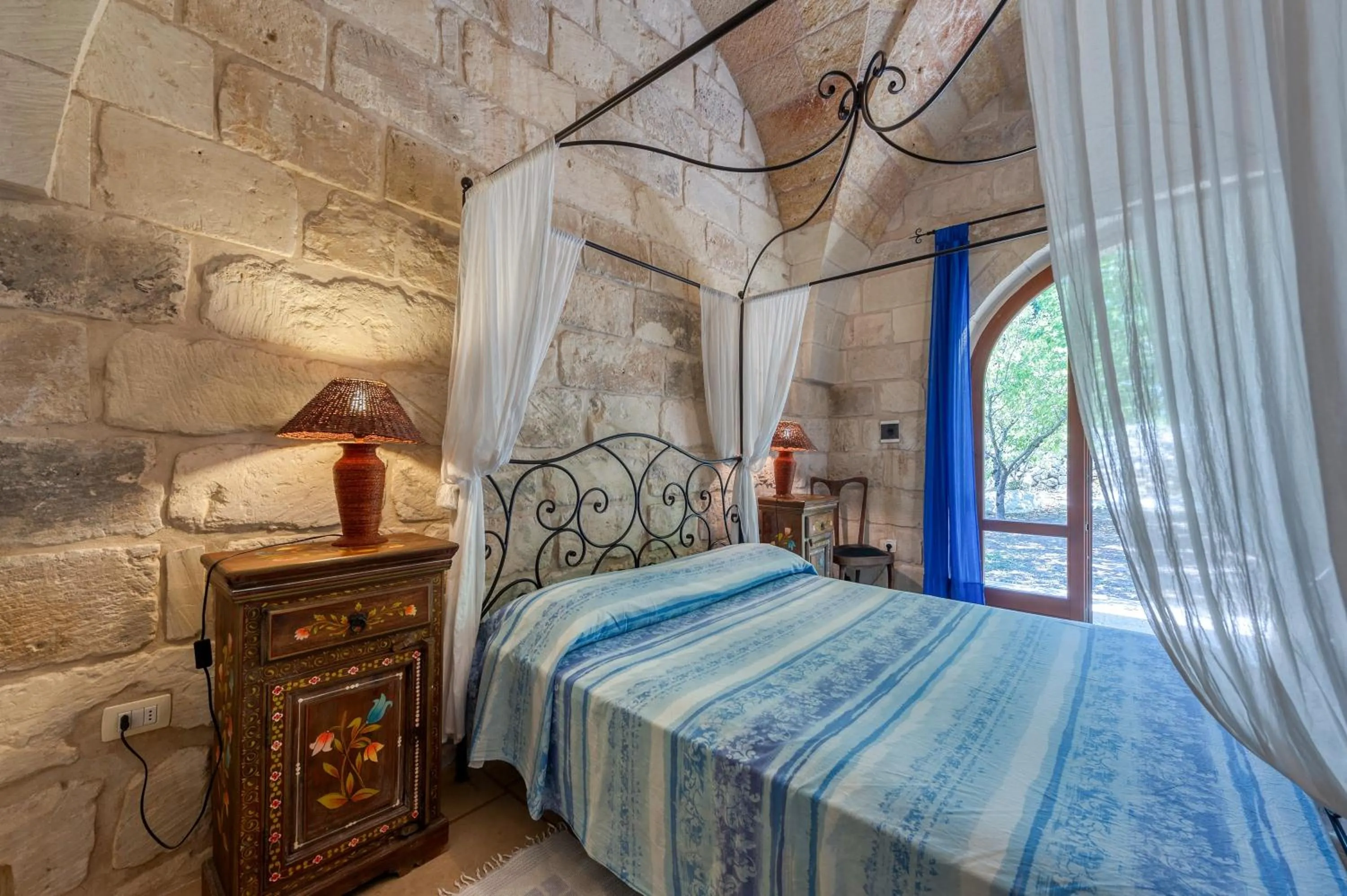 Living room, Bed in Masseria Copertini