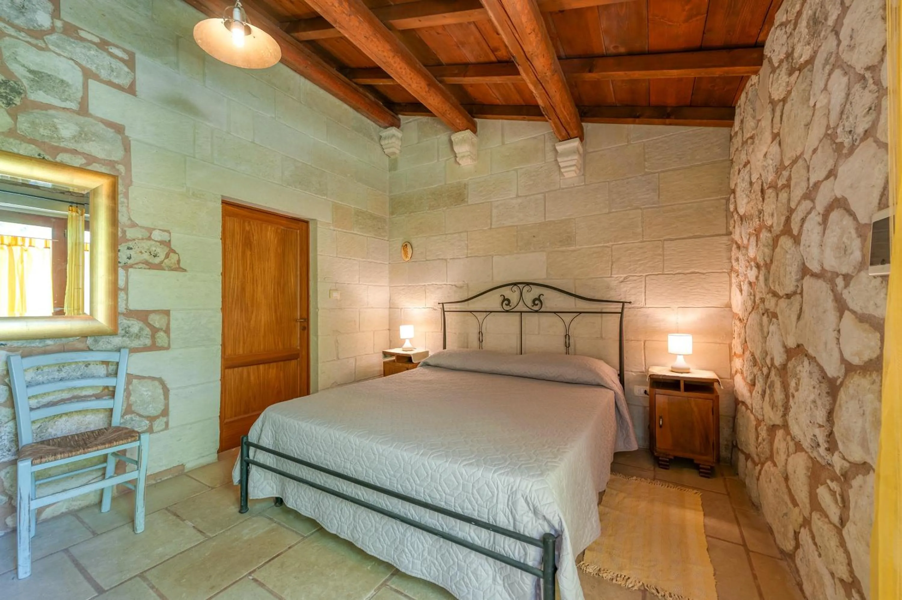 Property building, Bed in Masseria Copertini