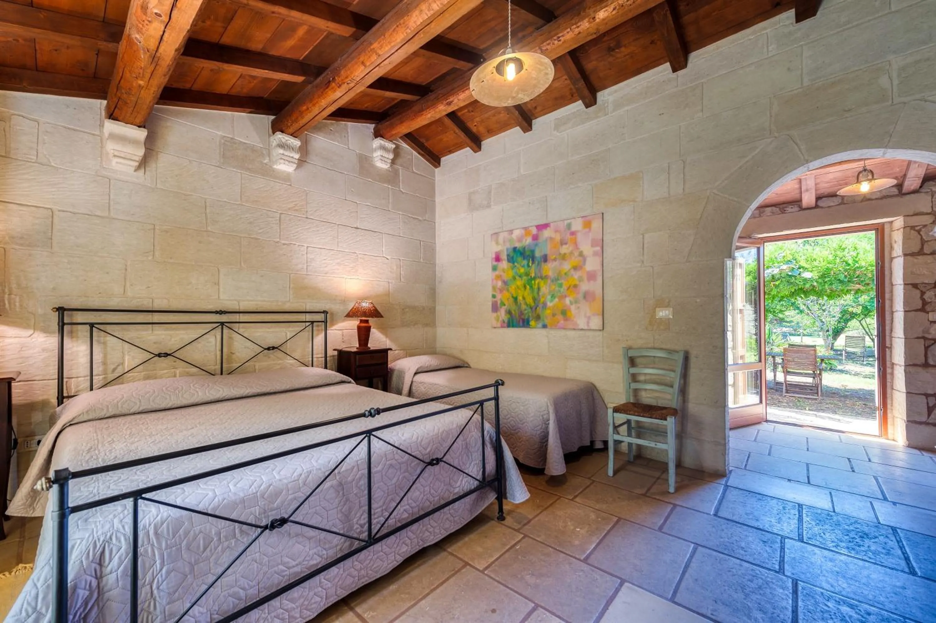 Property building, Bed in Masseria Copertini