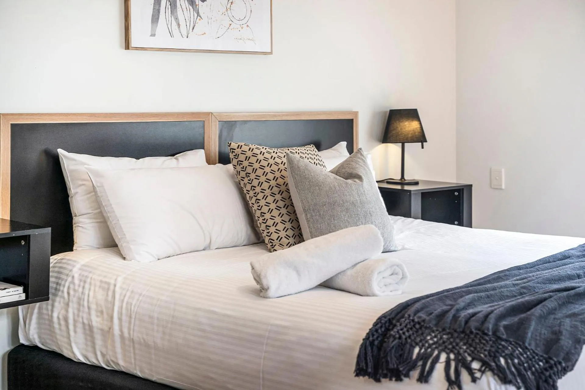 Bed in The Swan Valley Hotel