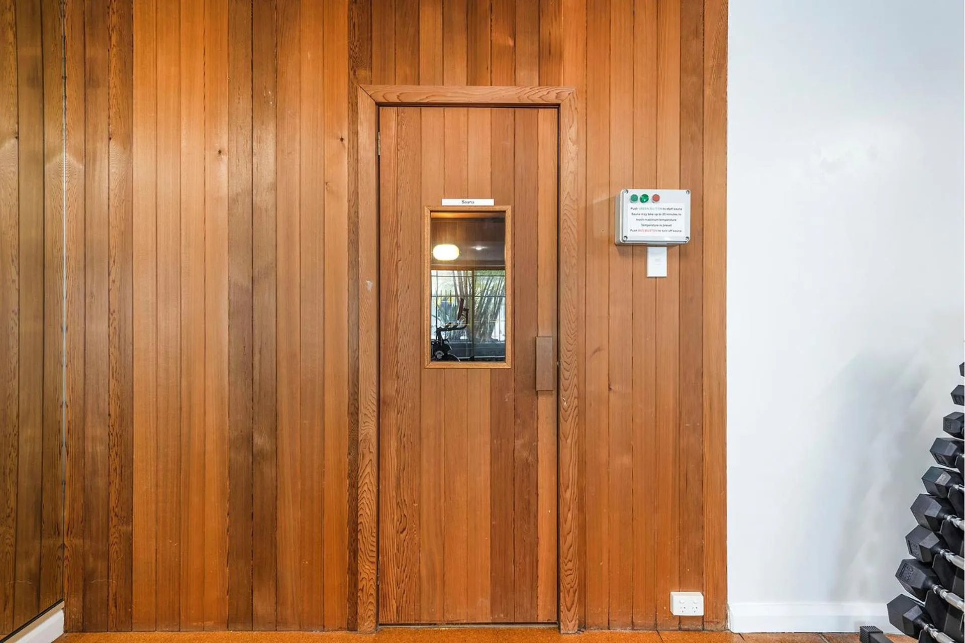 Sauna in The Swan Valley Hotel
