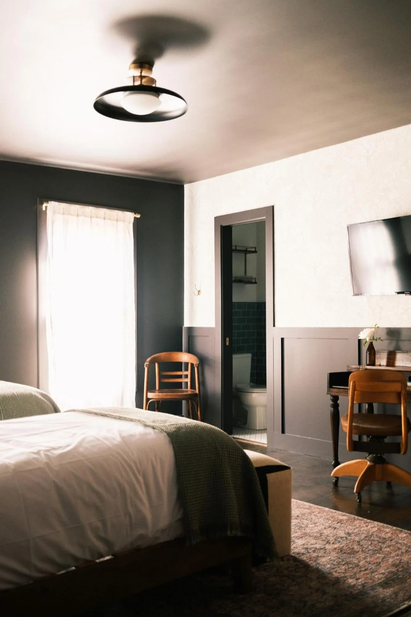 Bed in The Madison Hotel