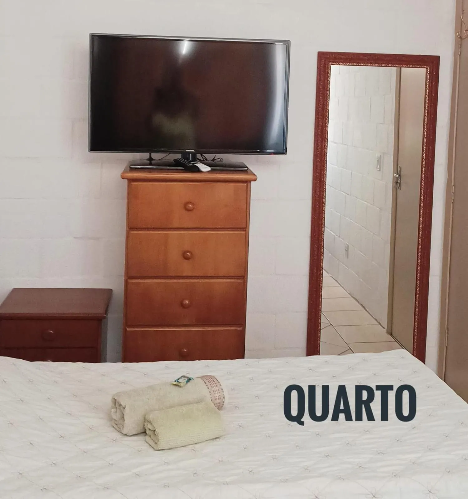 Bed in ApartamentoCentralAr CondicionadoEstacionamento