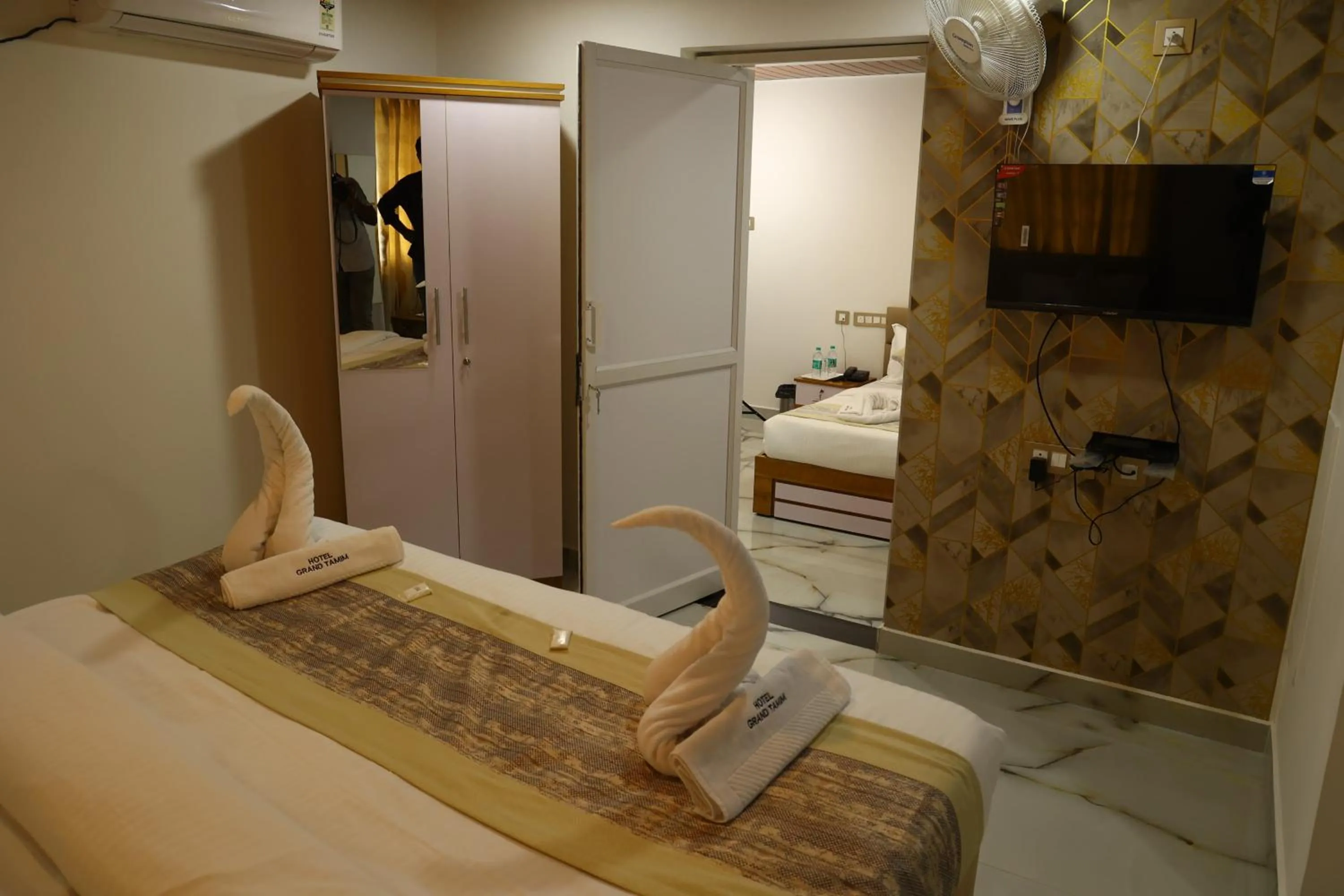 Bed in Grand Tamim Hotel