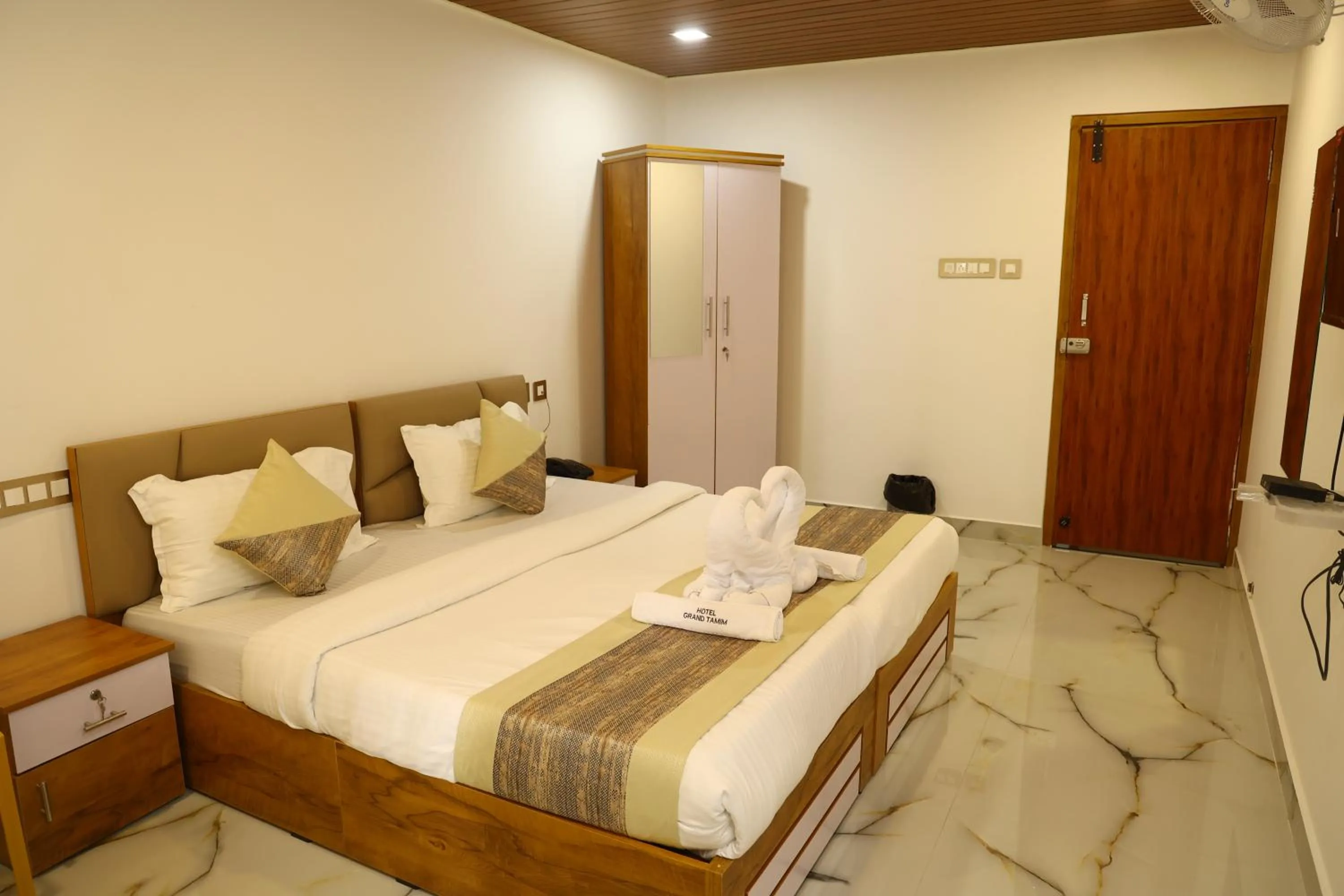 Bed in Grand Tamim Hotel