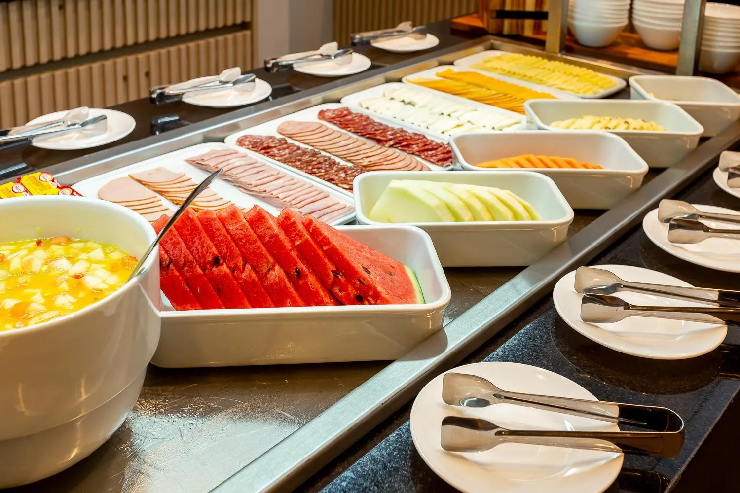 Buffet breakfast in Hotel Roochelle Convention By Nobile