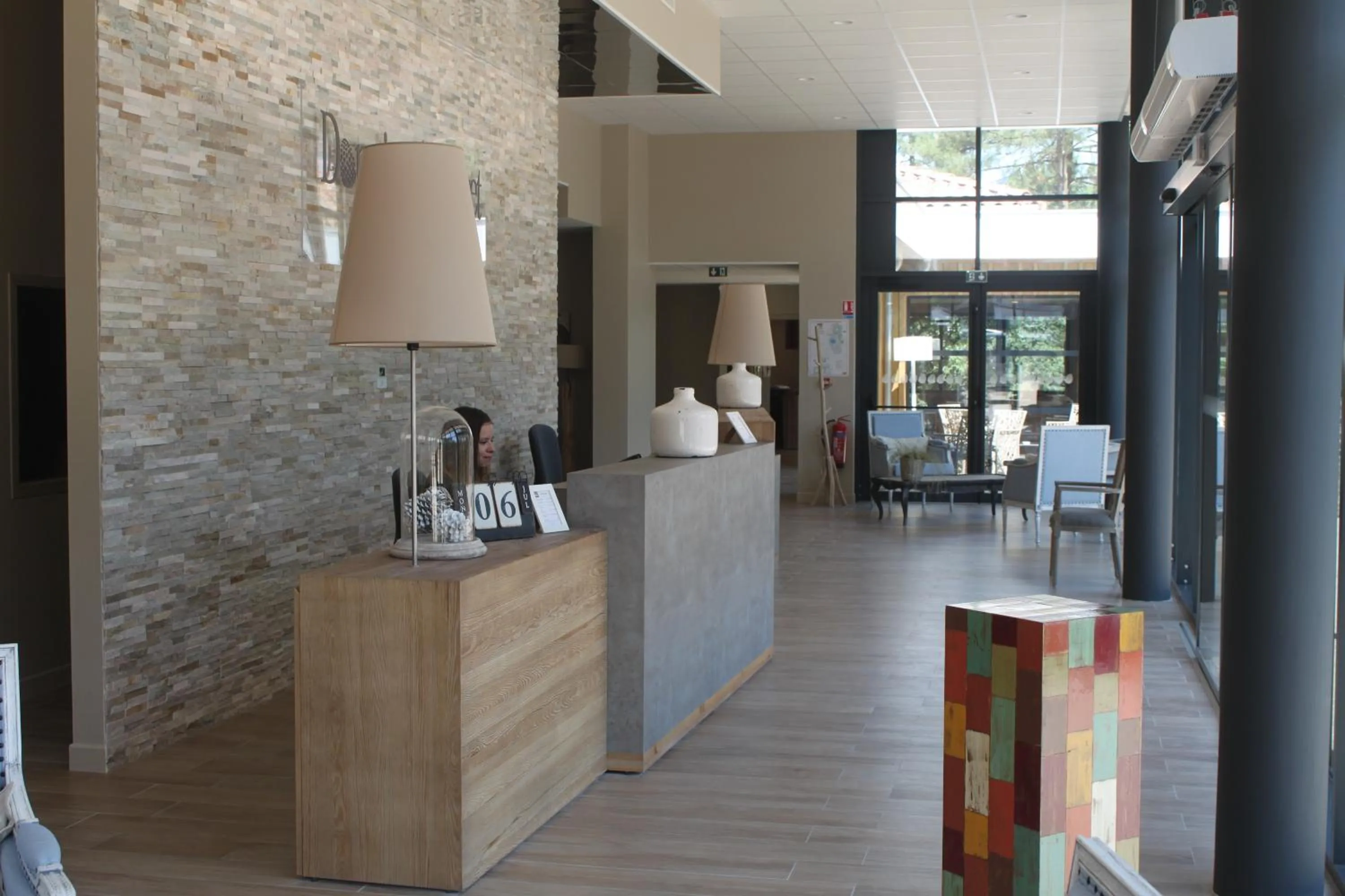 Lobby or reception in Domaine du Ferret Restaurant & Spa