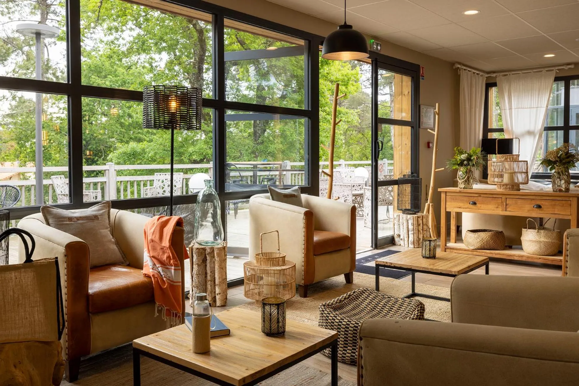 Living room in Domaine du Ferret Restaurant & Spa