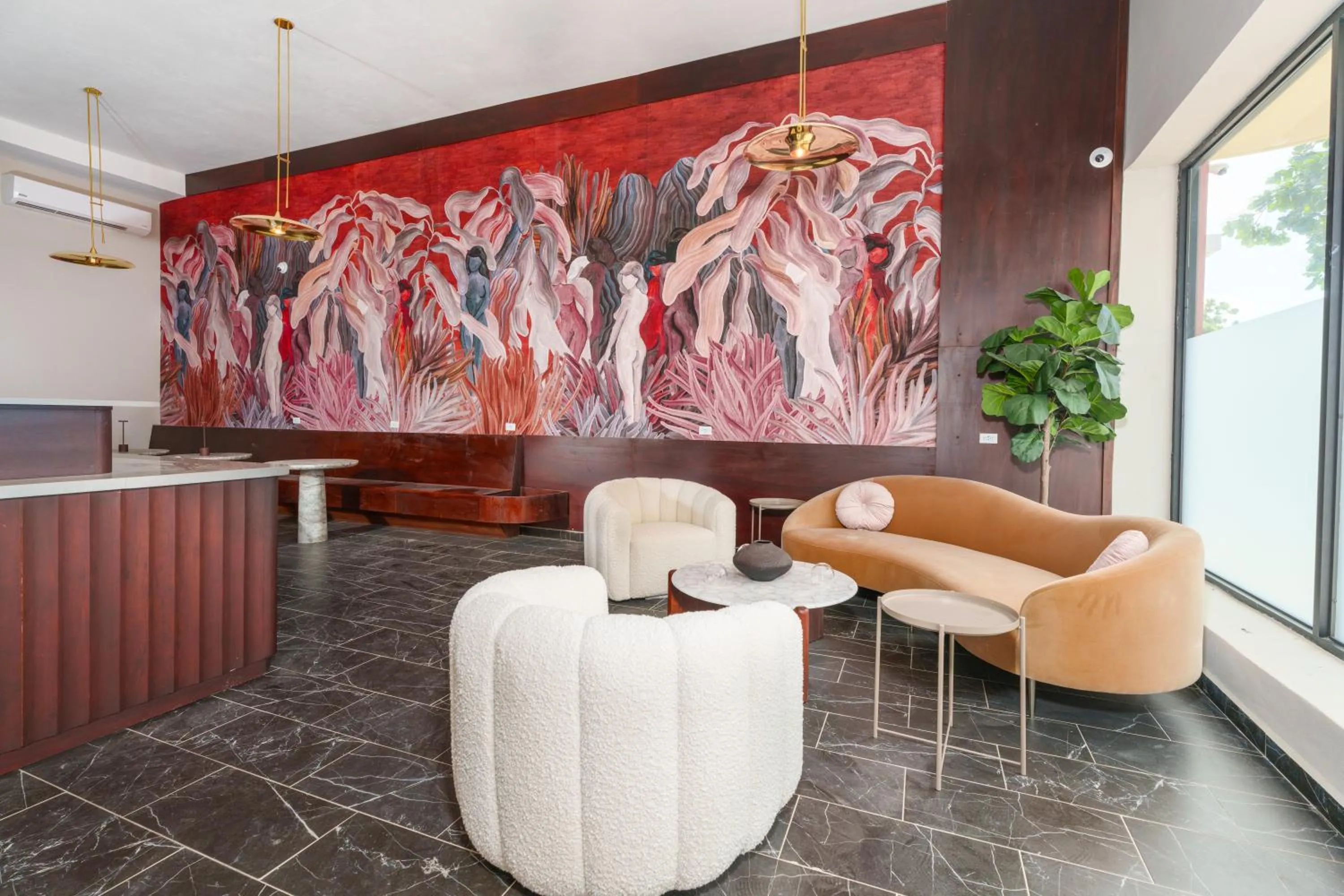 Lobby or reception in The Oliver Hotel