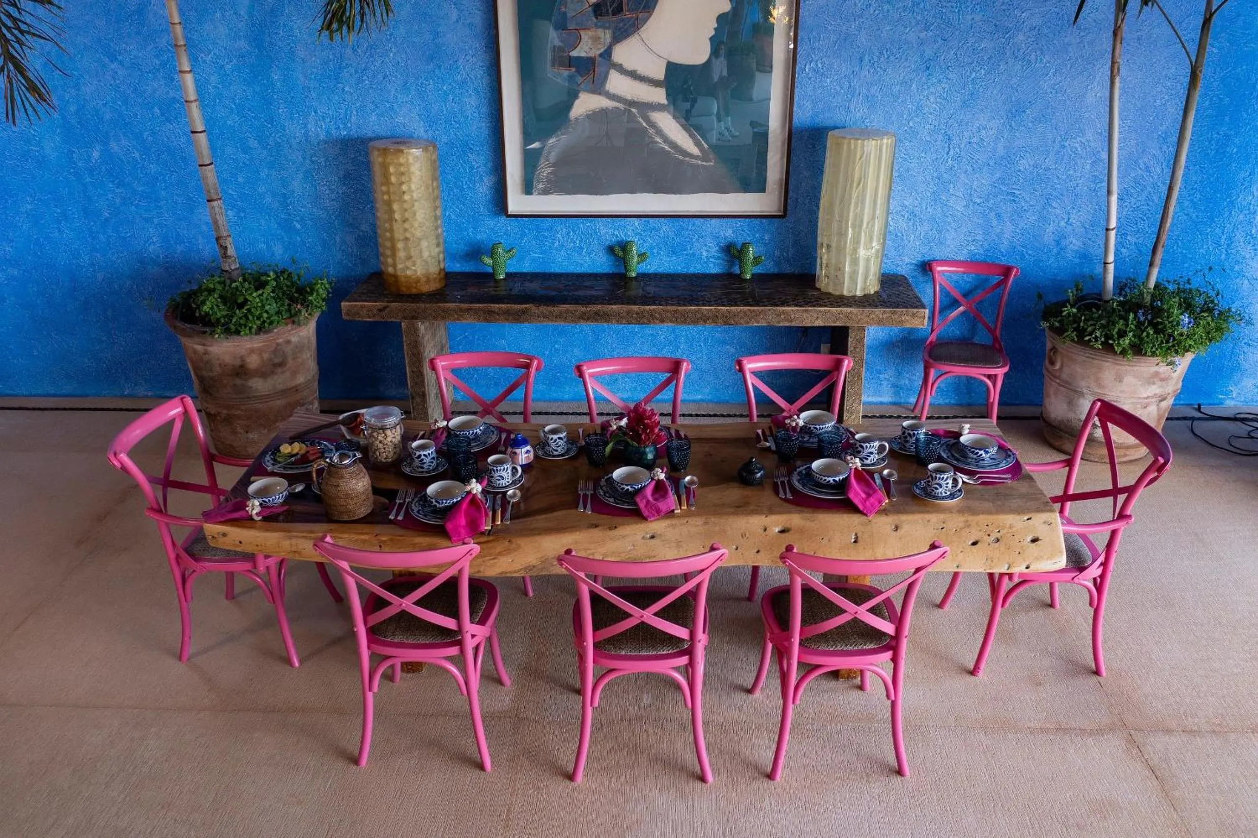 Dining area in Casa Aries, Careyes