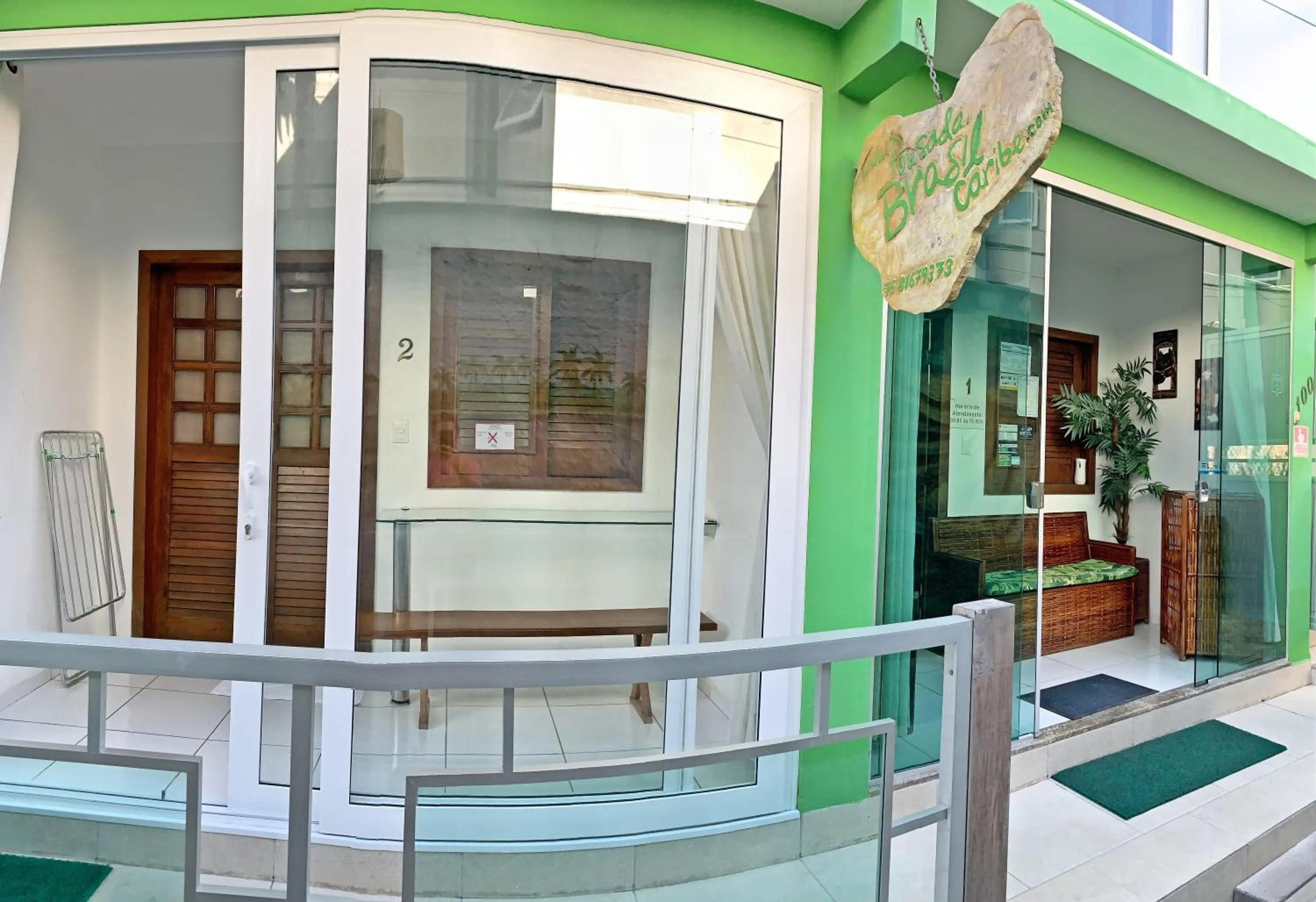 Patio in Pousada Brasil Caribe