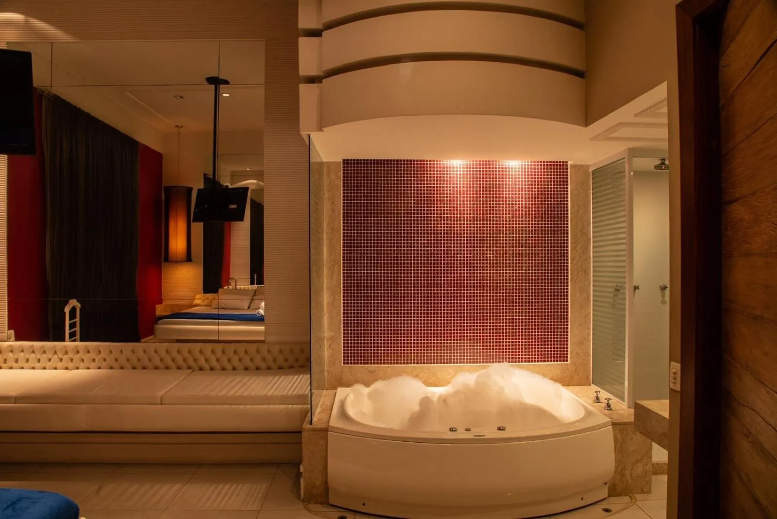 Bed in Hotel Villa Reggia