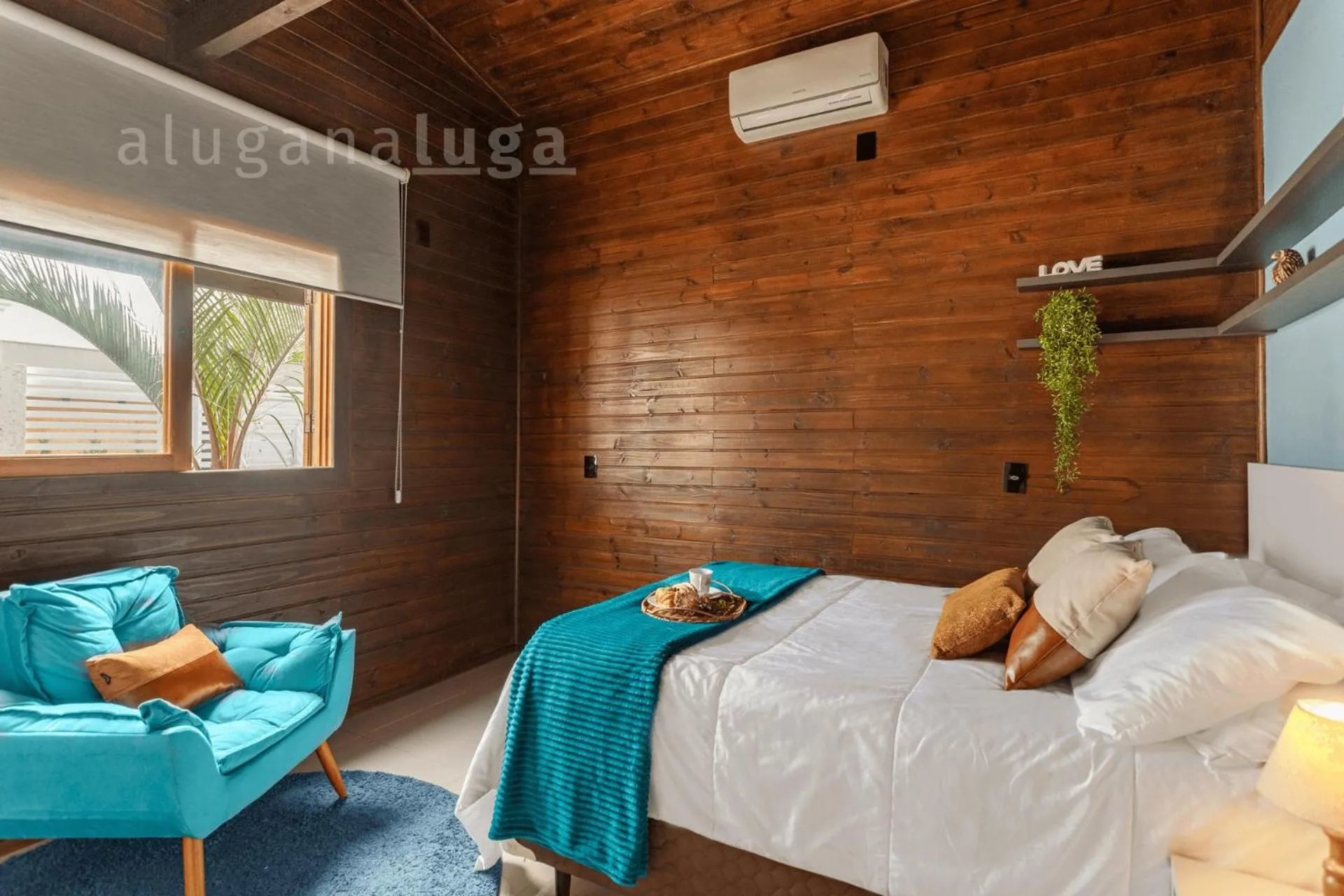 Bed in Ogram Houses espaço completo com jacuzzi + Praia