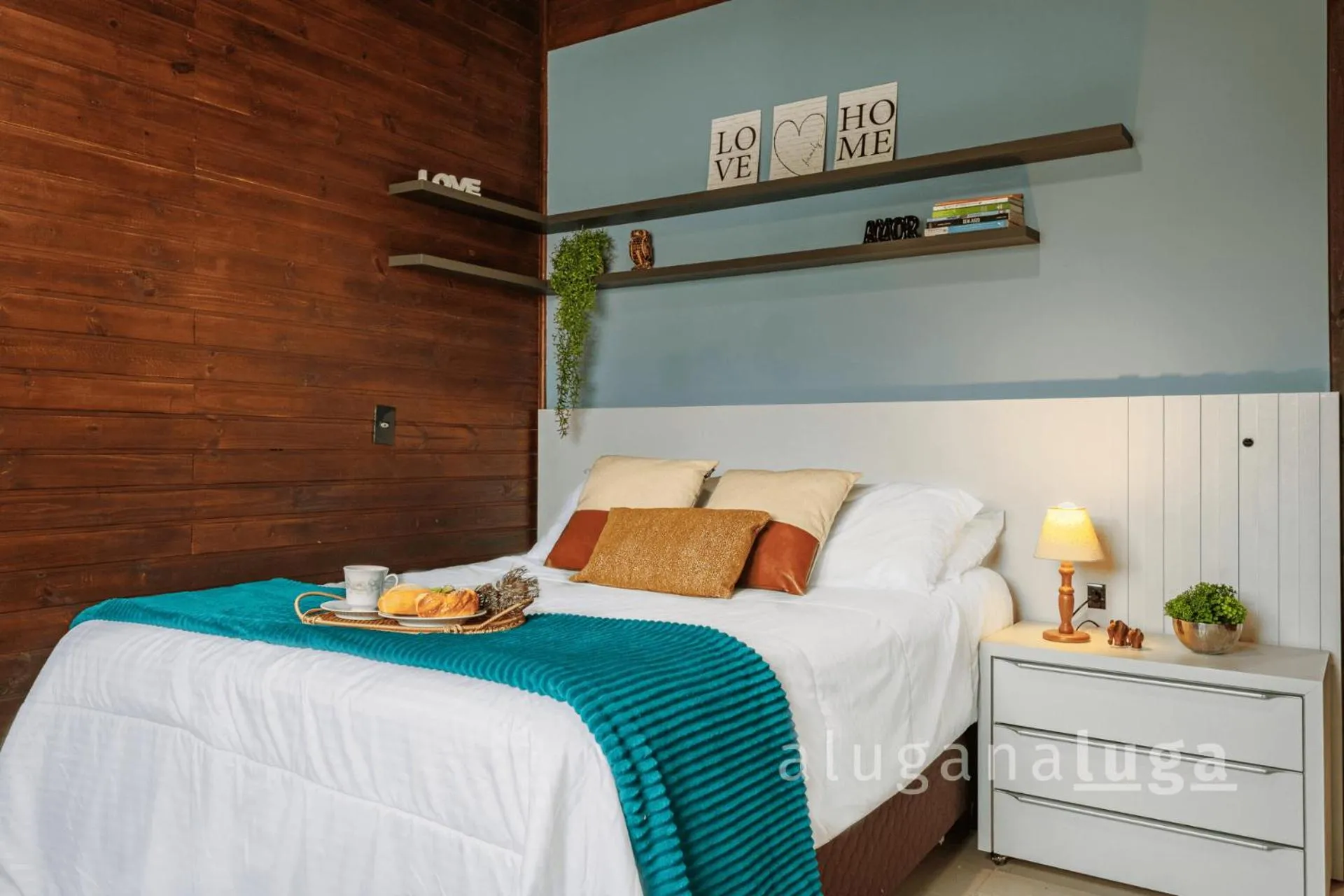 Bed in Ogram Houses espaço completo com jacuzzi + Praia