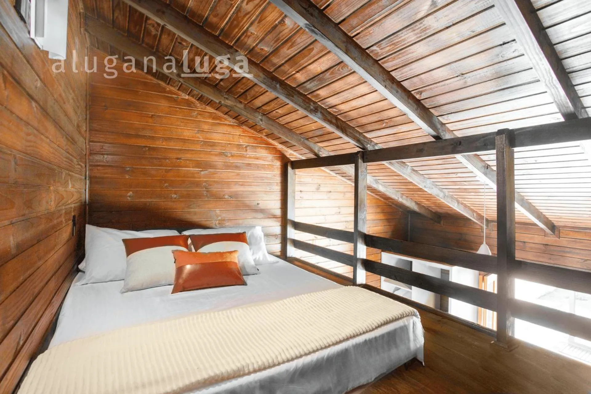 Bed in Ogram Houses espaço completo com jacuzzi + Praia