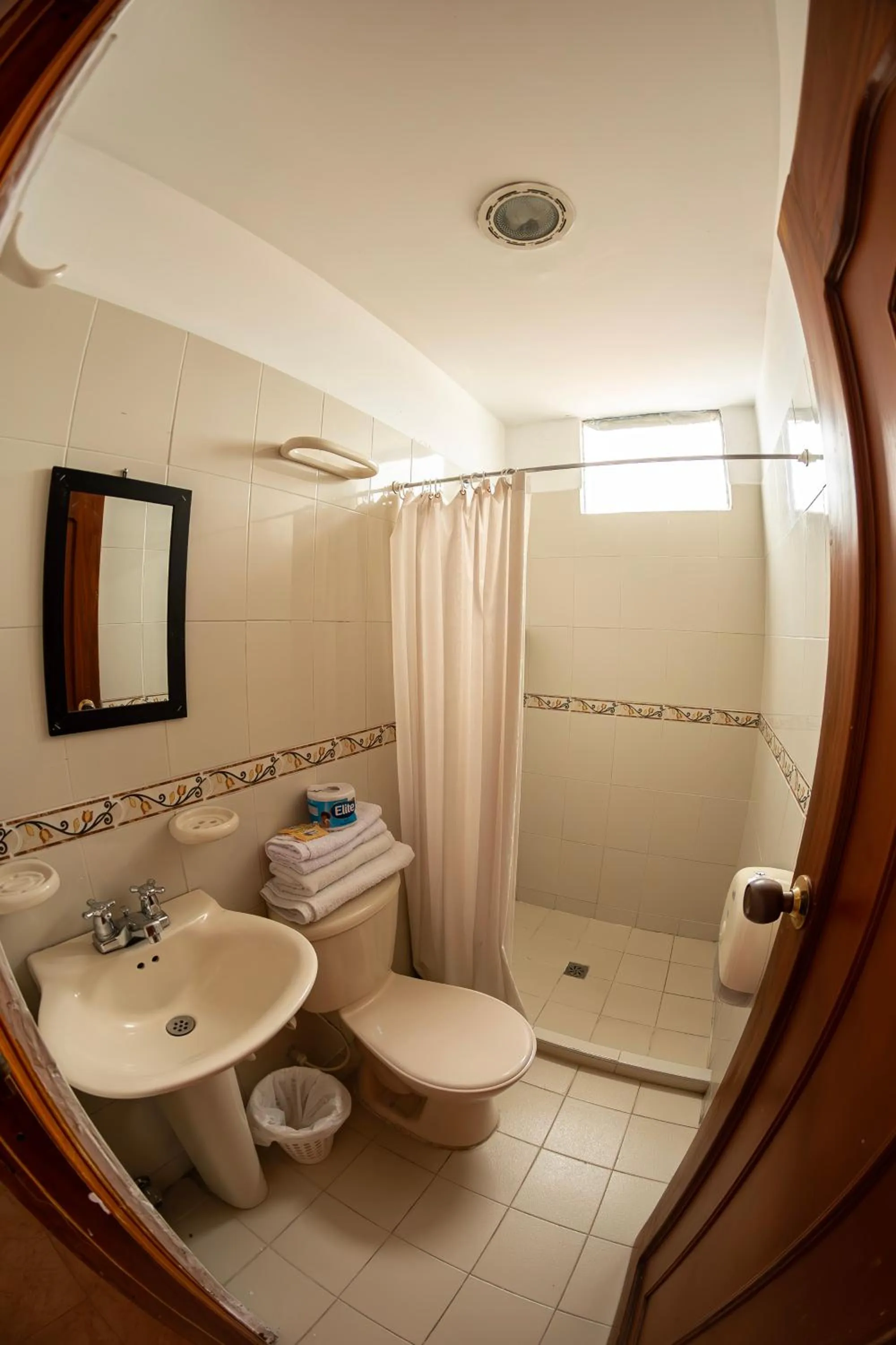 Shower in Hotel Santander Plaza