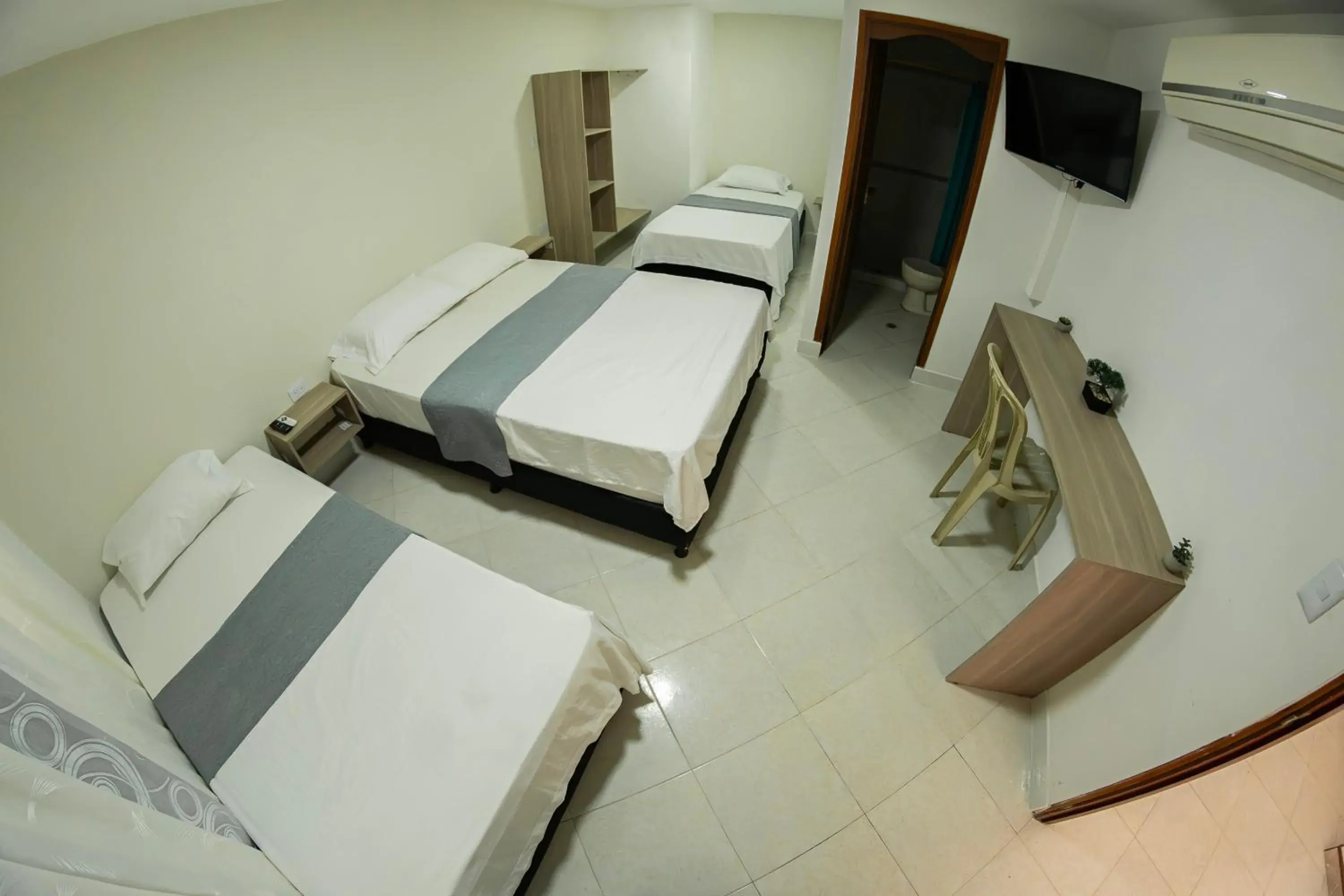 Bed in Hotel Santander Plaza Bed in Hotel Santander Plaza