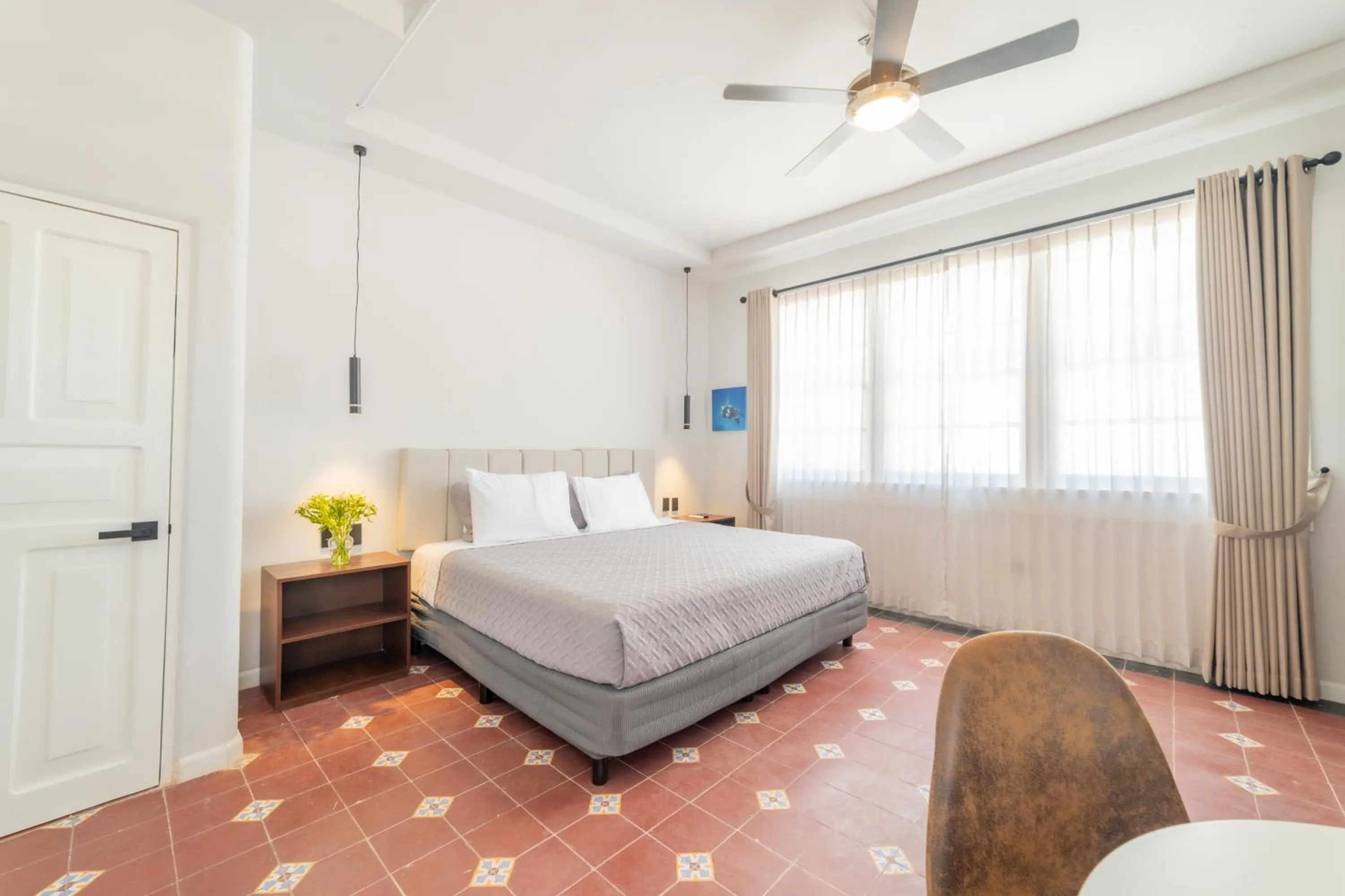 Decorative detail, Bed in Casa Velasco La Paz