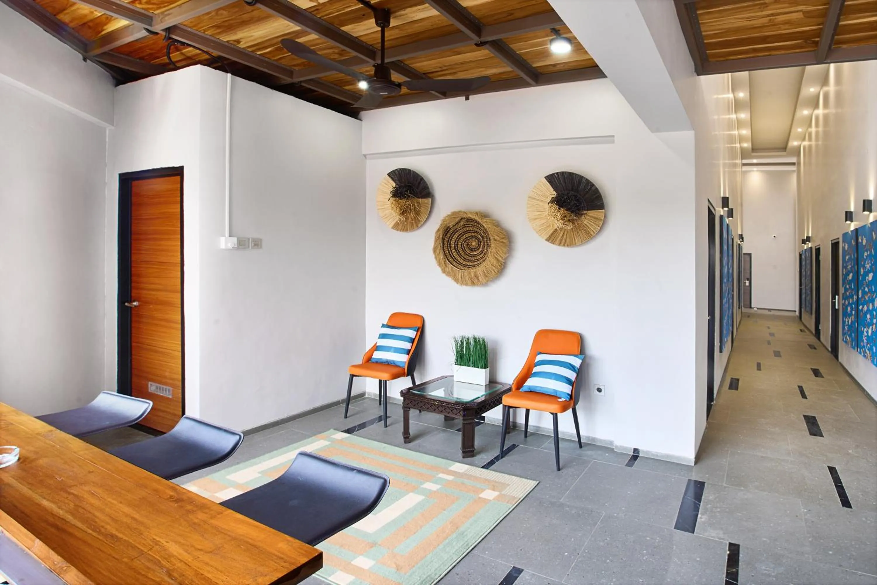 Seating area in BALE Puri