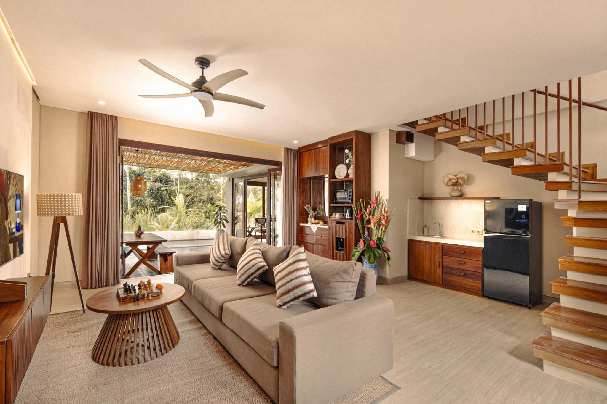 Living room in Khastana Hadi Tegallalang, Ubud