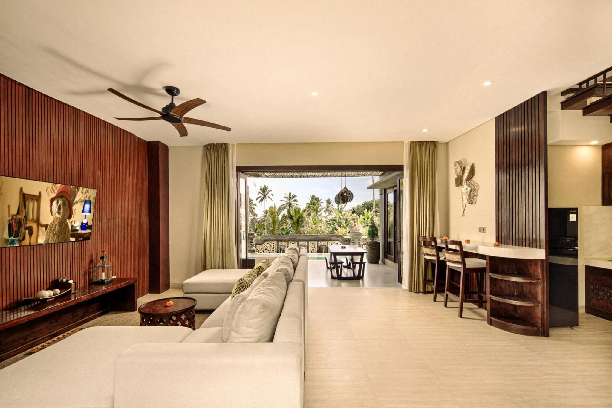 Living room, Bed in Khastana Hadi Tegallalang, Ubud