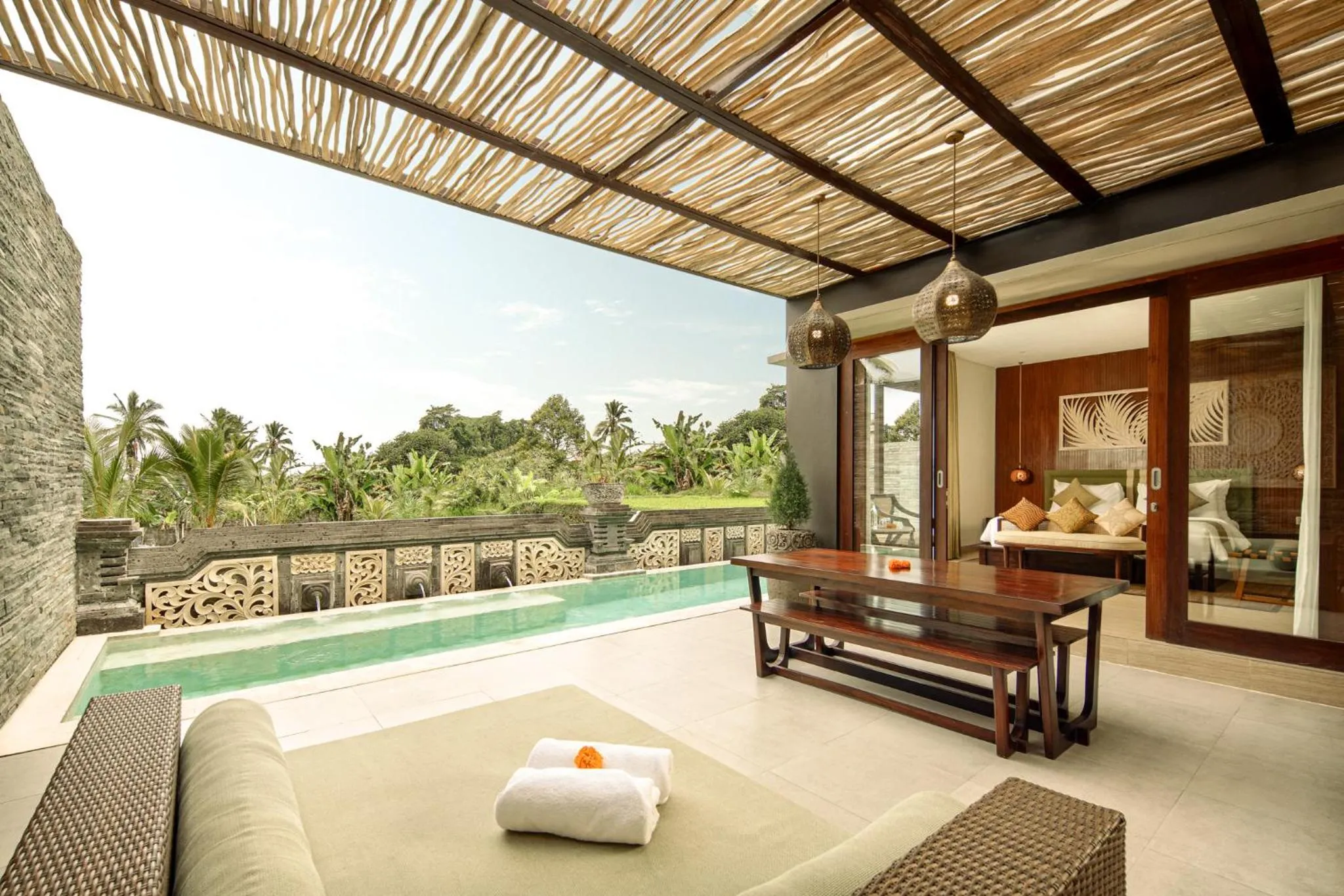 Patio in Khastana Hadi Tegallalang, Ubud