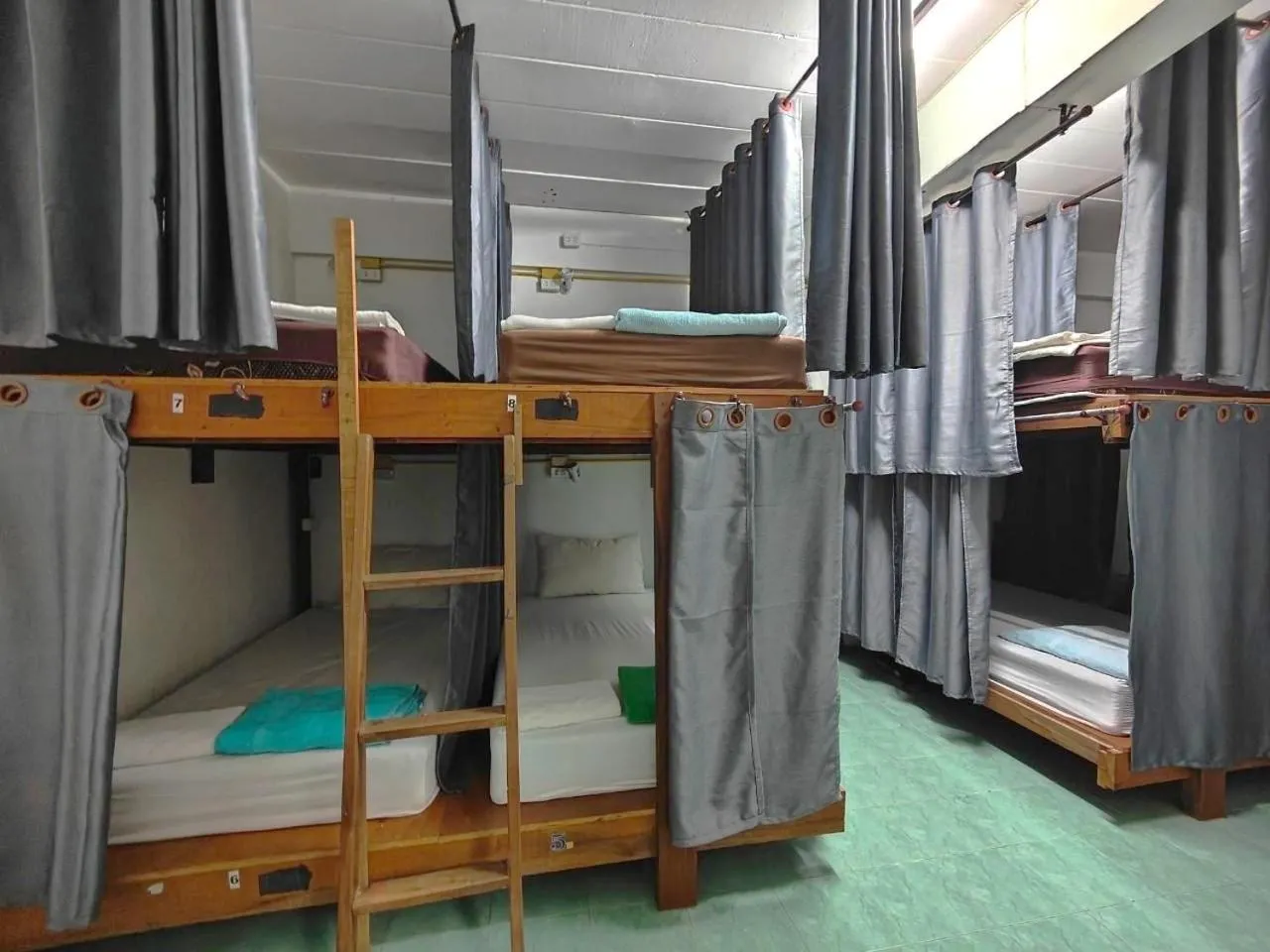 Photo of the whole room, Bed in Phangan Hostel - Haadrin Homestay