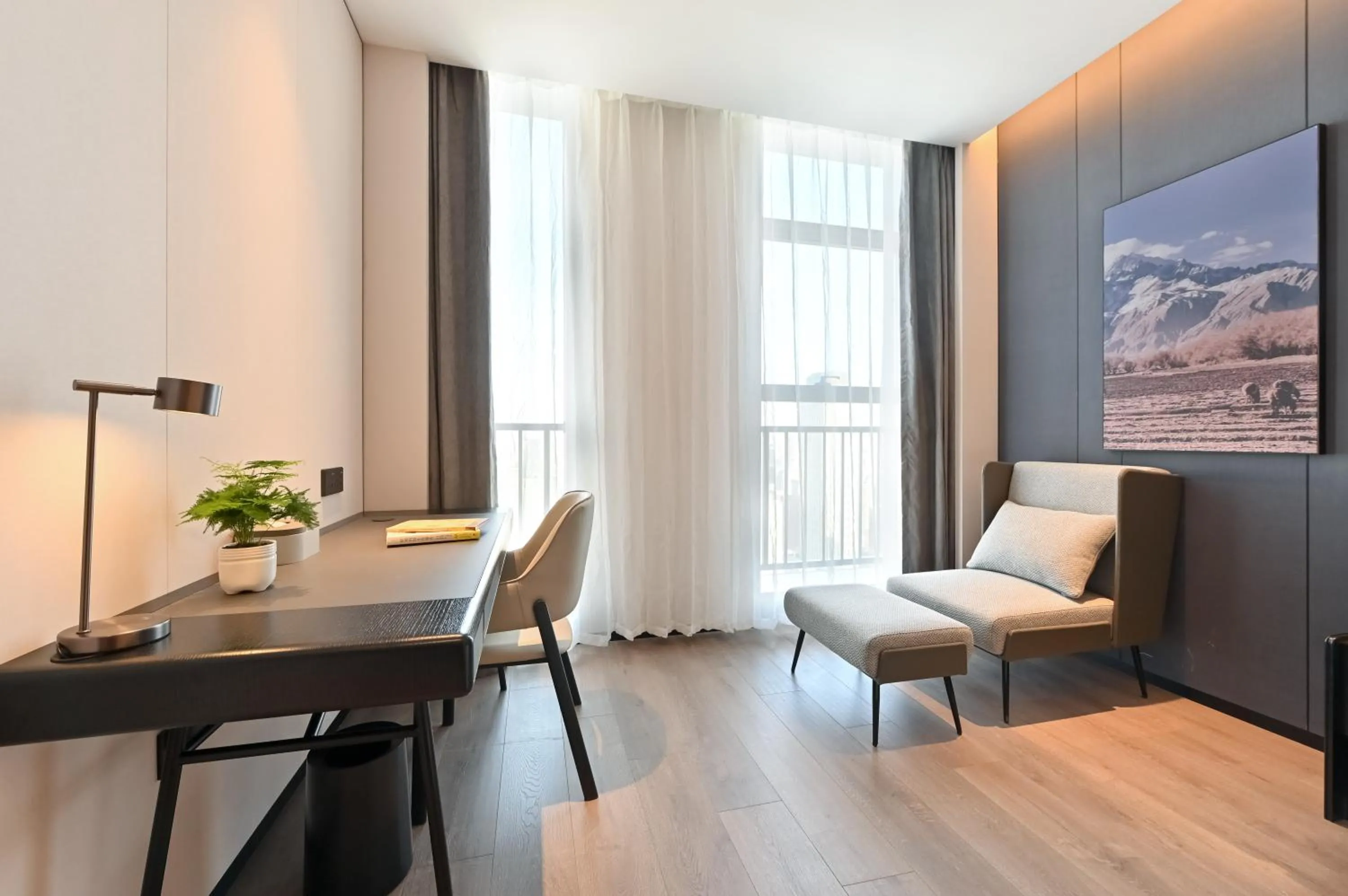 Seating area in Atour Hotel Shenyang Taiyuan Street Democracy Square
