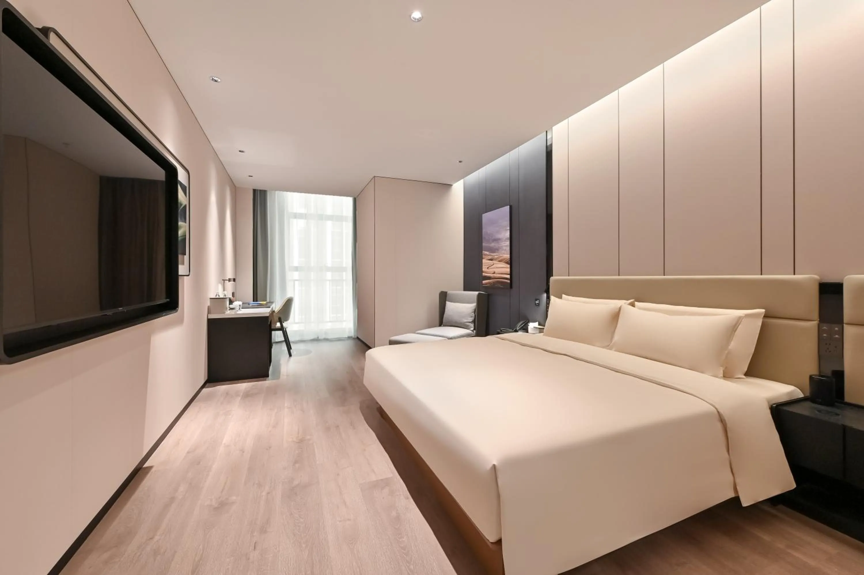 Bed in Atour Hotel Shenyang Taiyuan Street Democracy Square