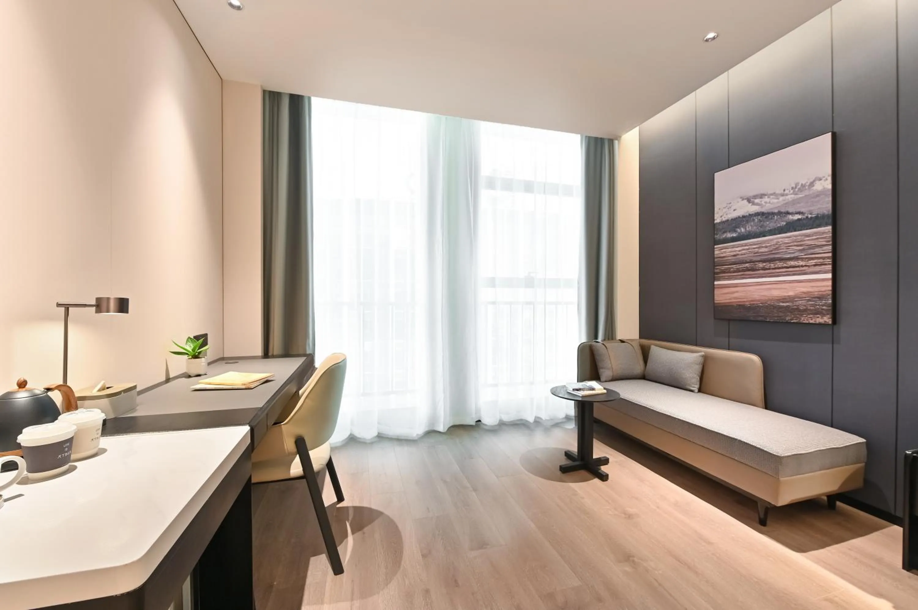 Seating area in Atour Hotel Shenyang Taiyuan Street Democracy Square