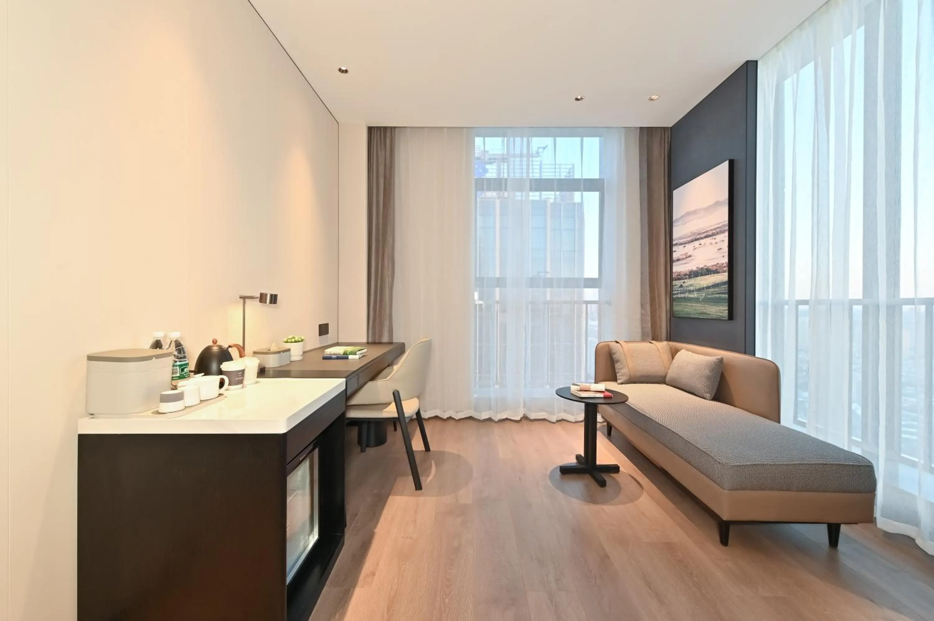 Seating area in Atour Hotel Shenyang Taiyuan Street Democracy Square