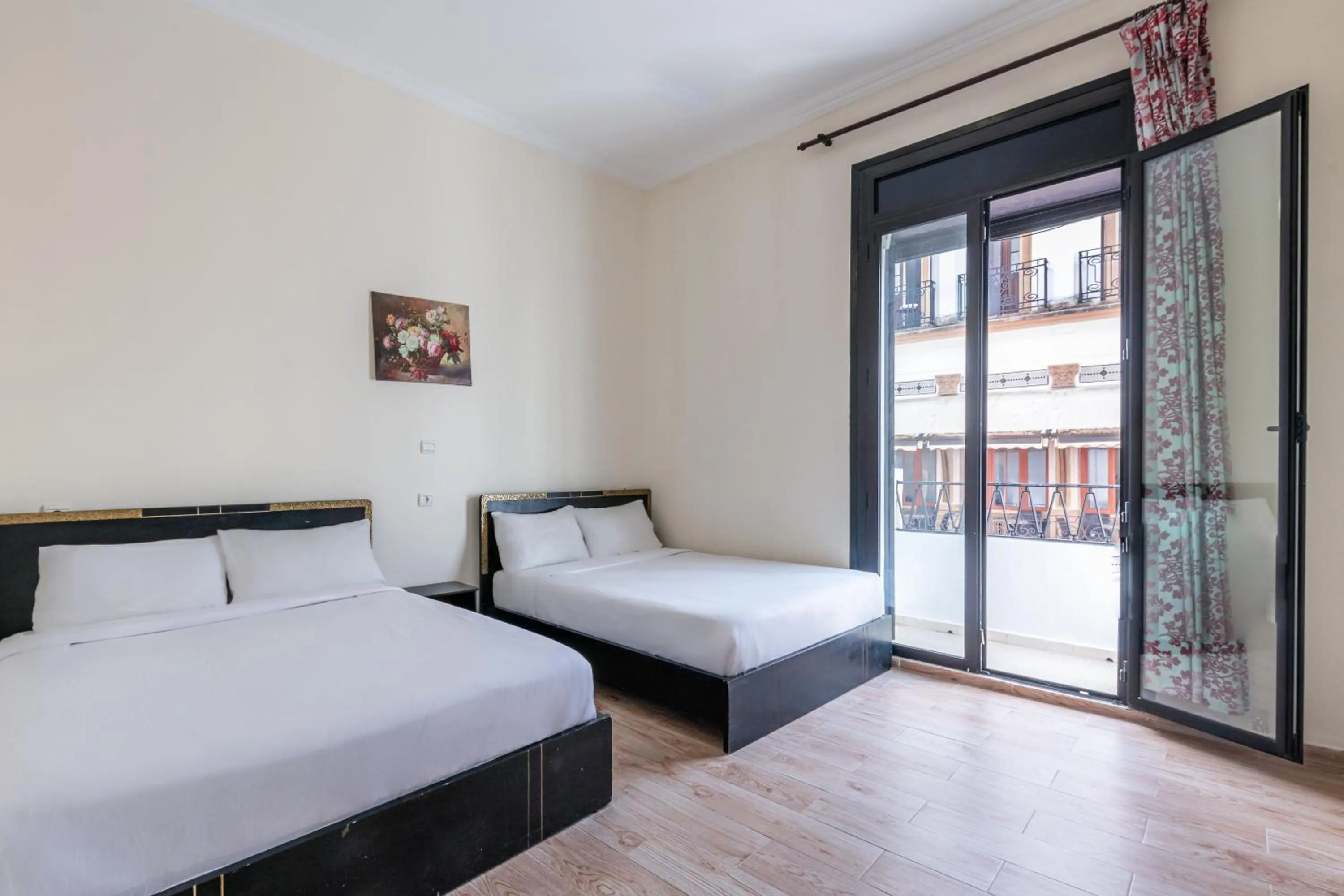 Bed in Hôtel Mauritania Center Tangier