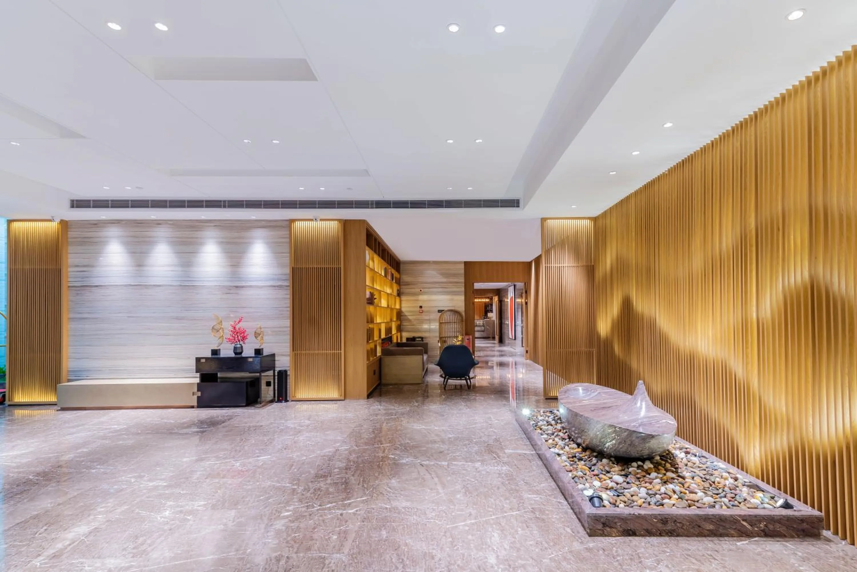 Lobby or reception in LIZ International Hotel Guangzhou Olympic Sports Center