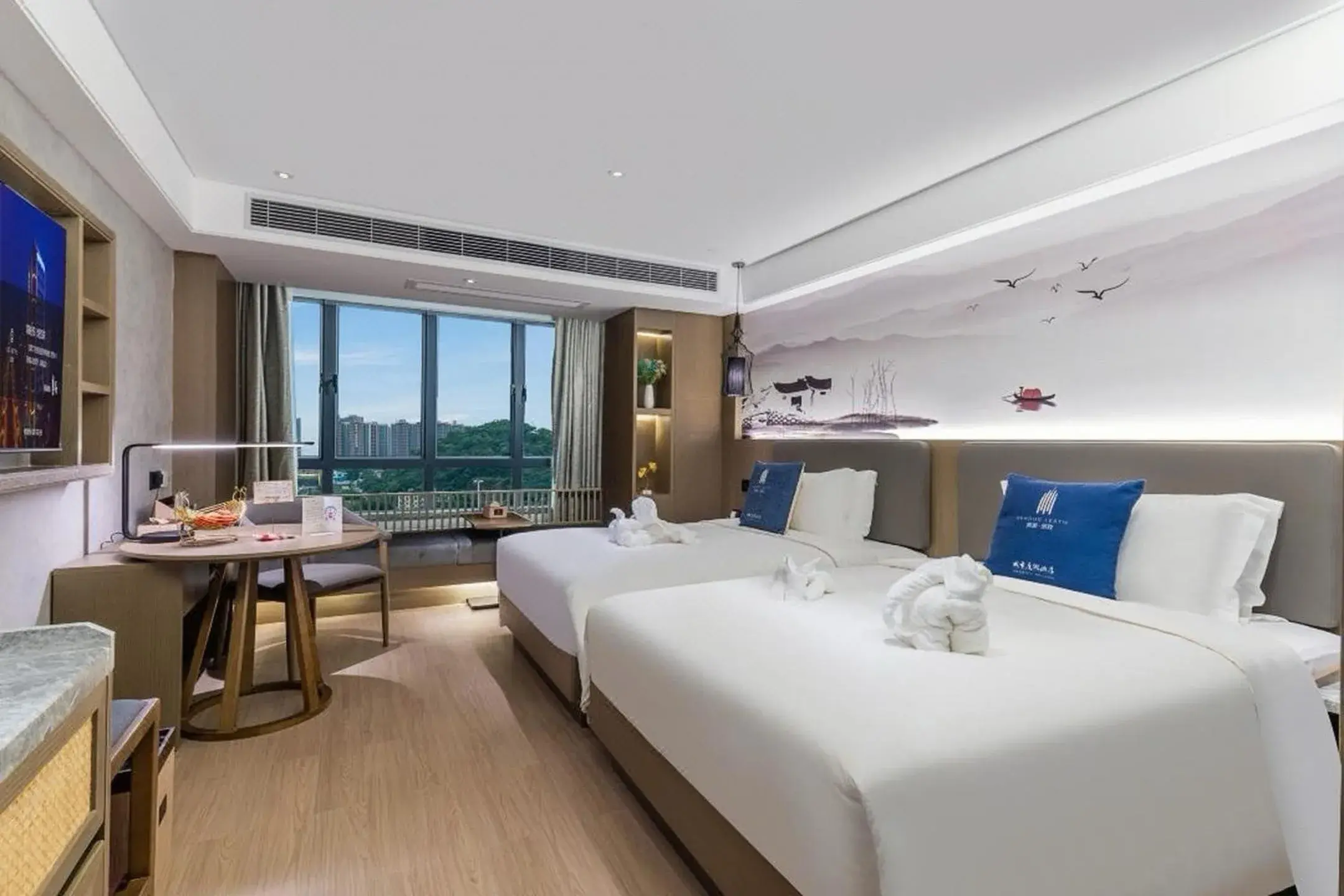 Superior Twin Room in LIZ International Hotel Guangzhou Olympic Sports Center Superior Twin Room in LIZ International Hotel Guangzhou Olympic Sports Center