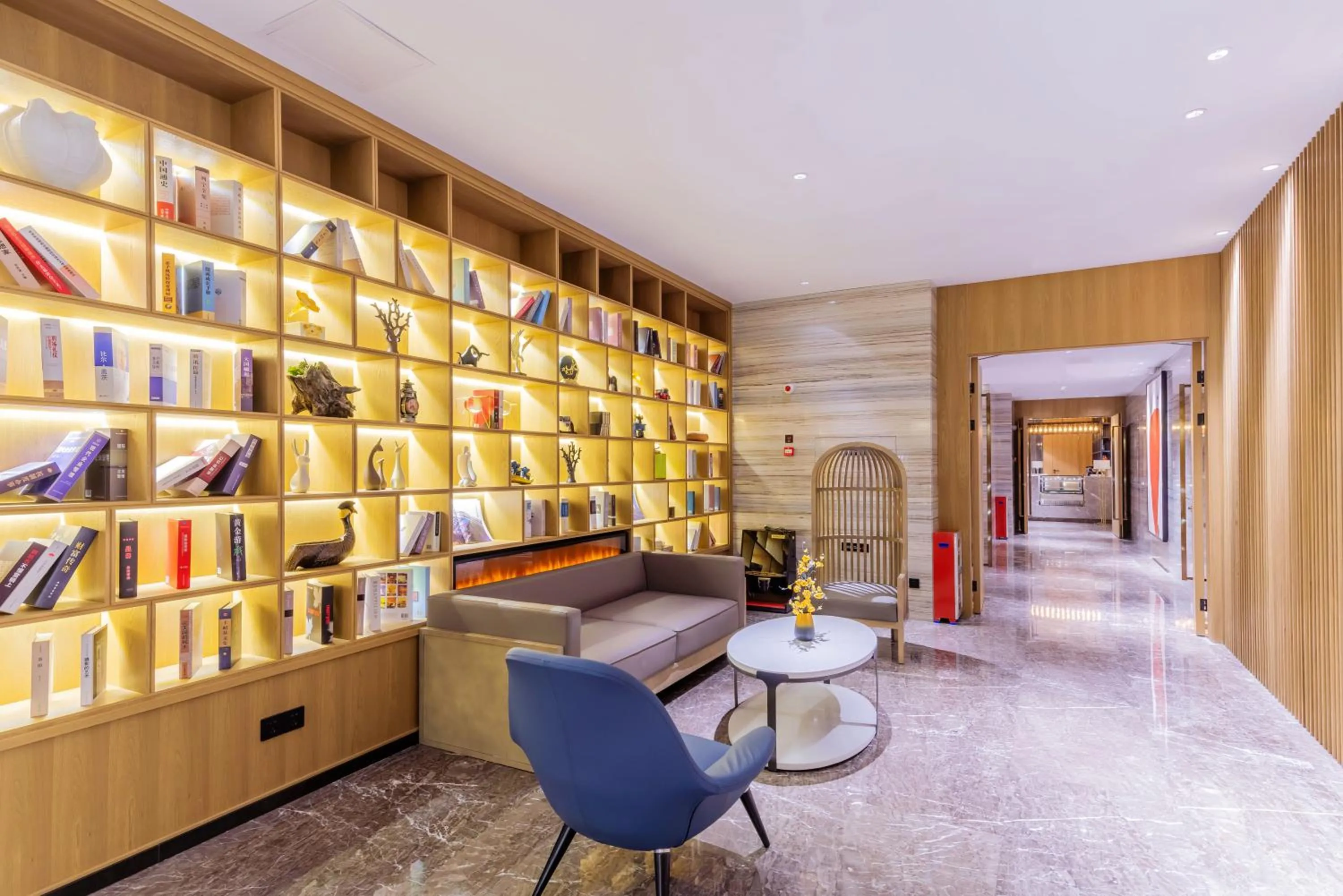 Lobby or reception in LIZ International Hotel Guangzhou Olympic Sports Center