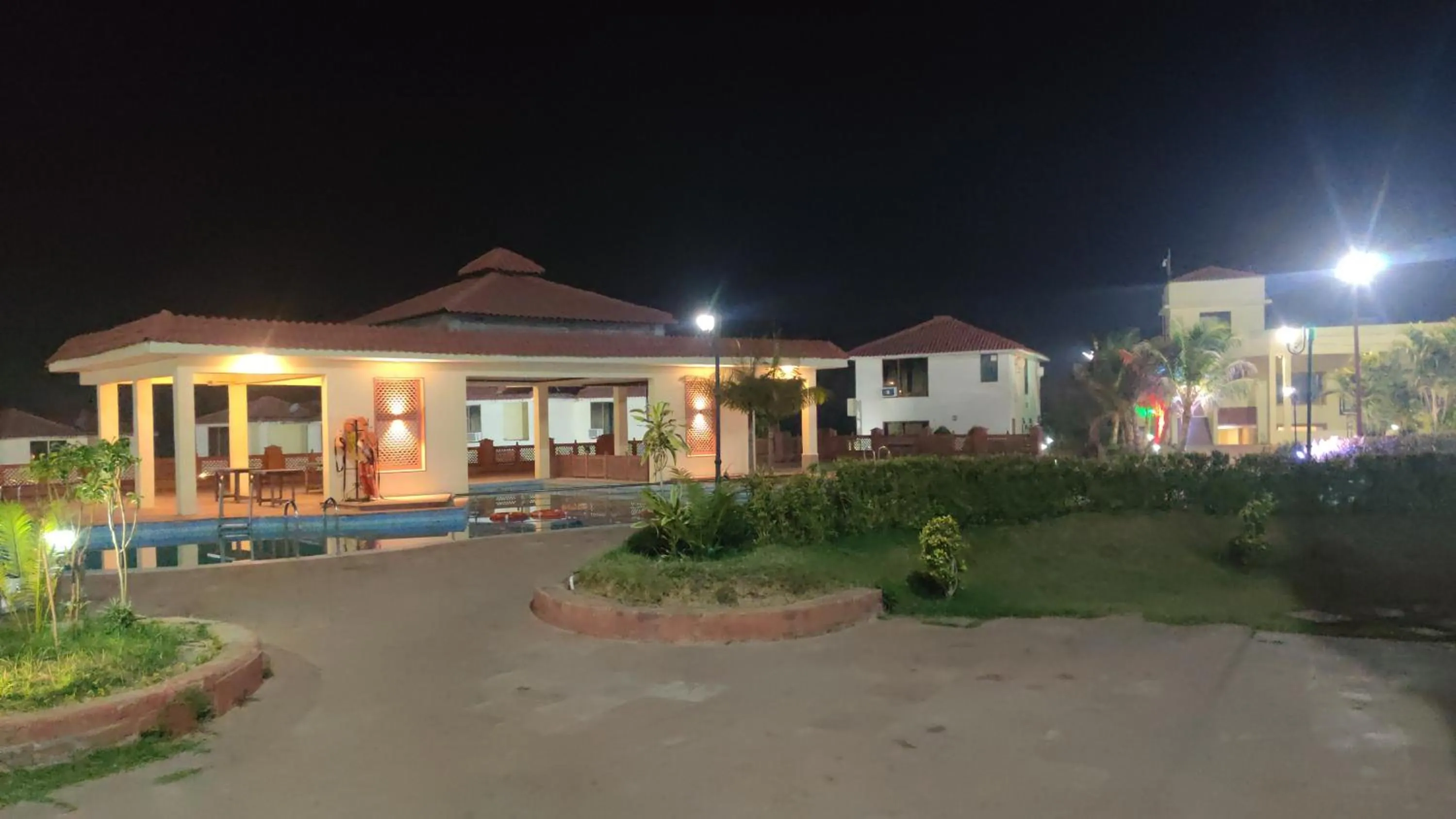 Pool view in Orchha Club and Resort - OCR