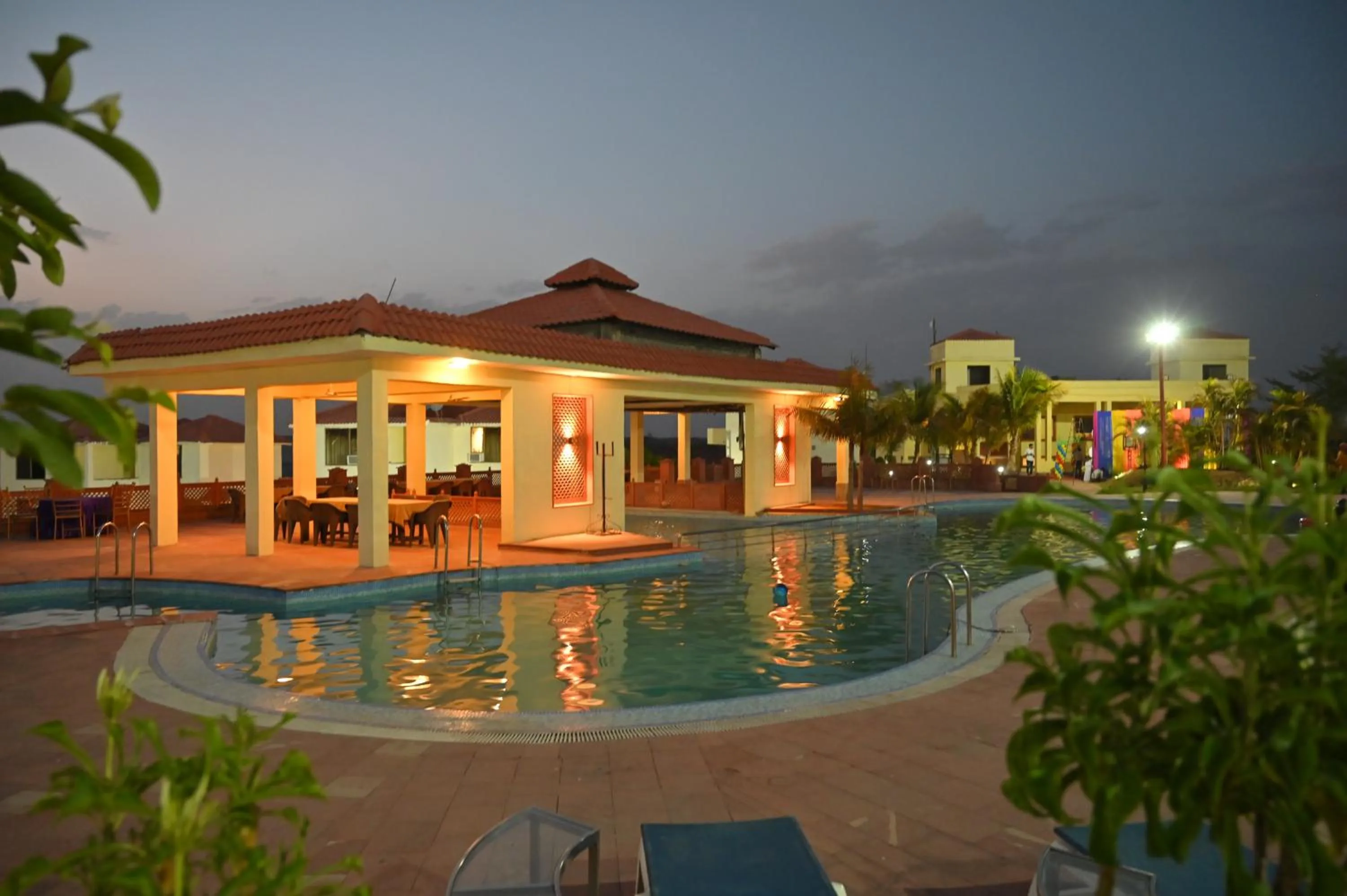 Swimming pool in Orchha Club and Resort - OCR