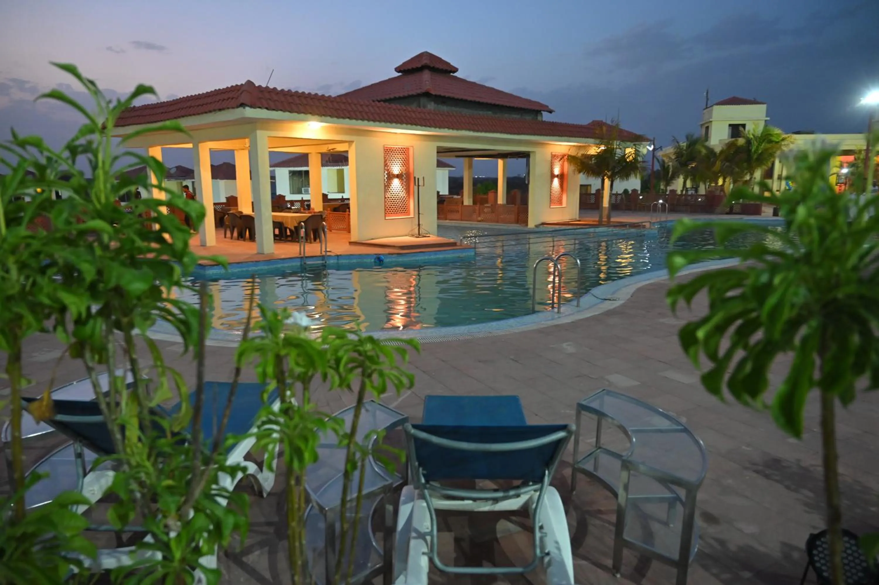 Swimming pool in Orchha Club and Resort - OCR