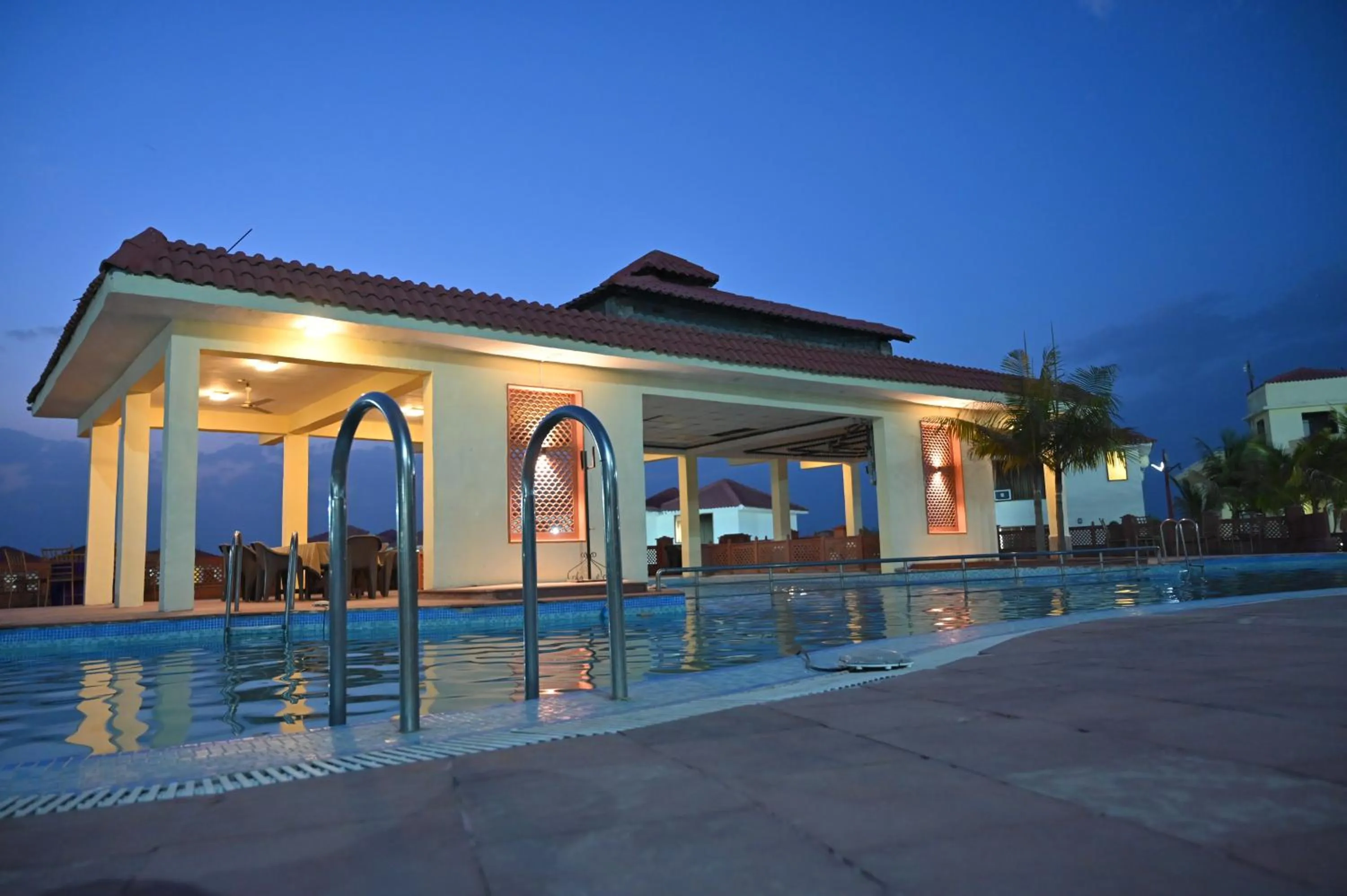 Swimming pool in Orchha Club and Resort - OCR