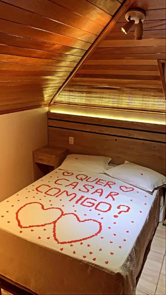 Bed in Pousada Schmitz