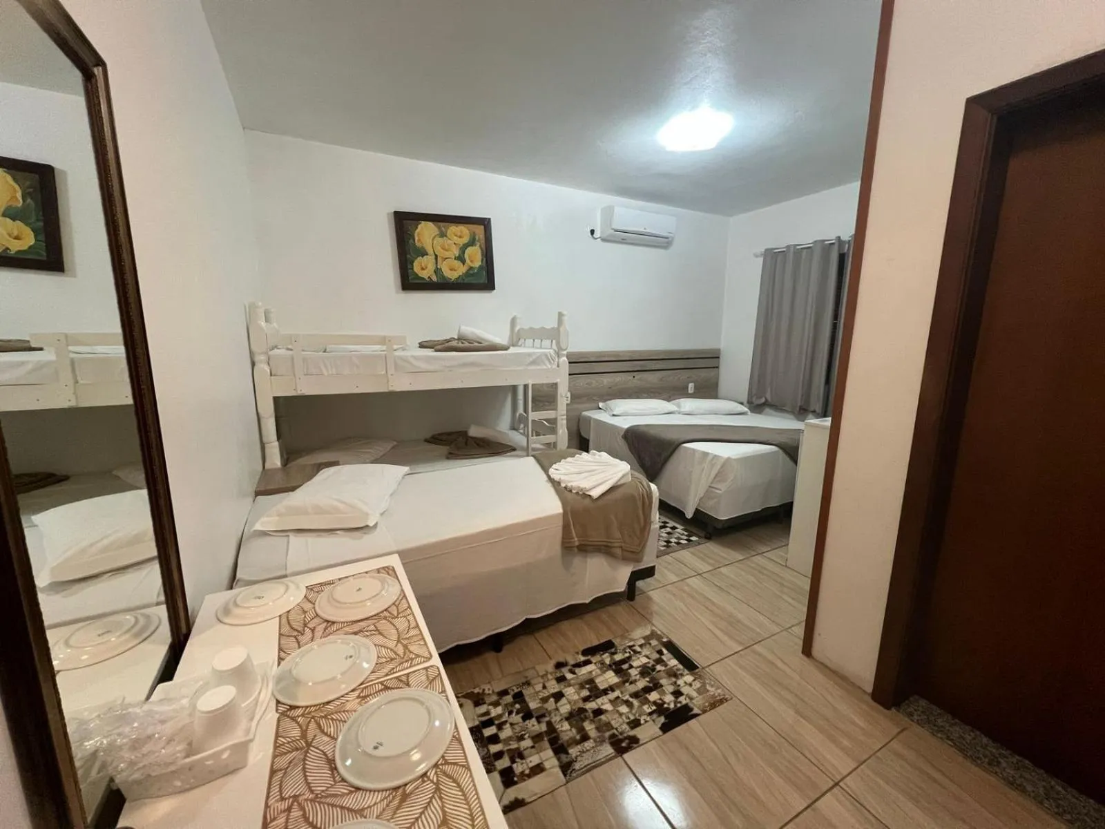 Bed in Pousada Schmitz