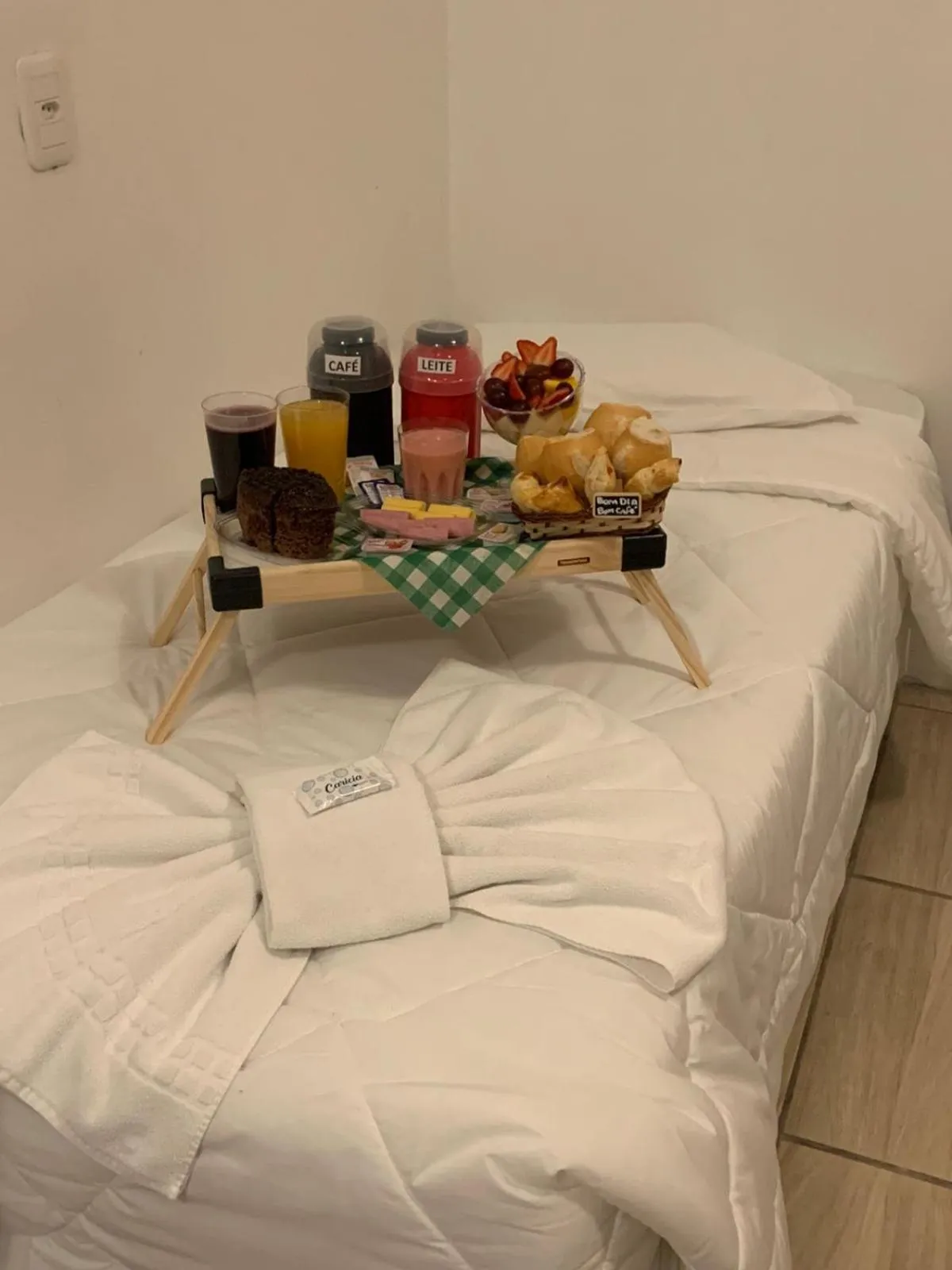 Bed in Pousada Schmitz