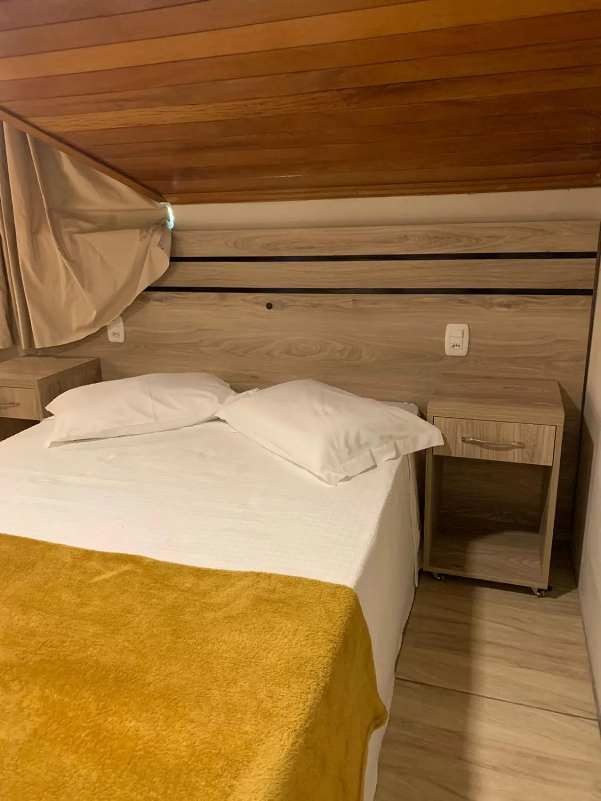 Bed in Pousada Schmitz