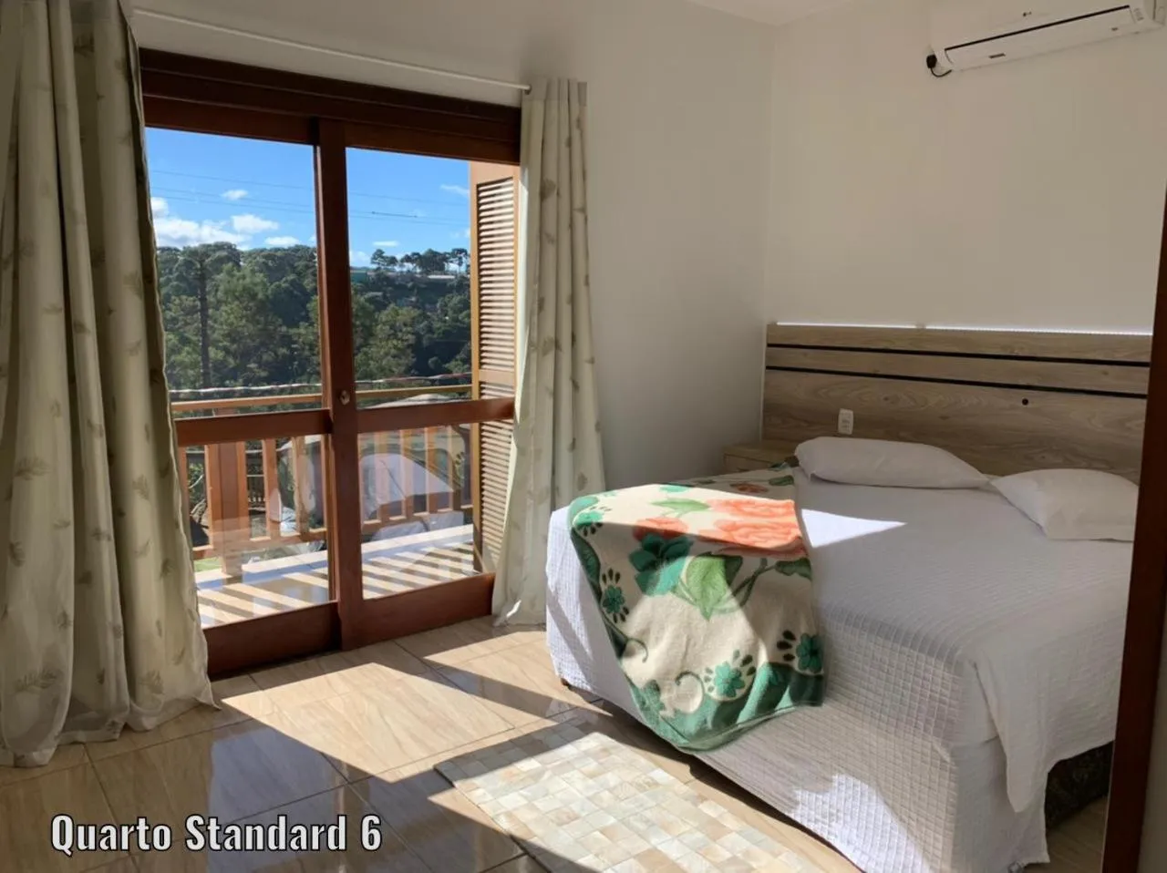 Bed in Pousada Schmitz