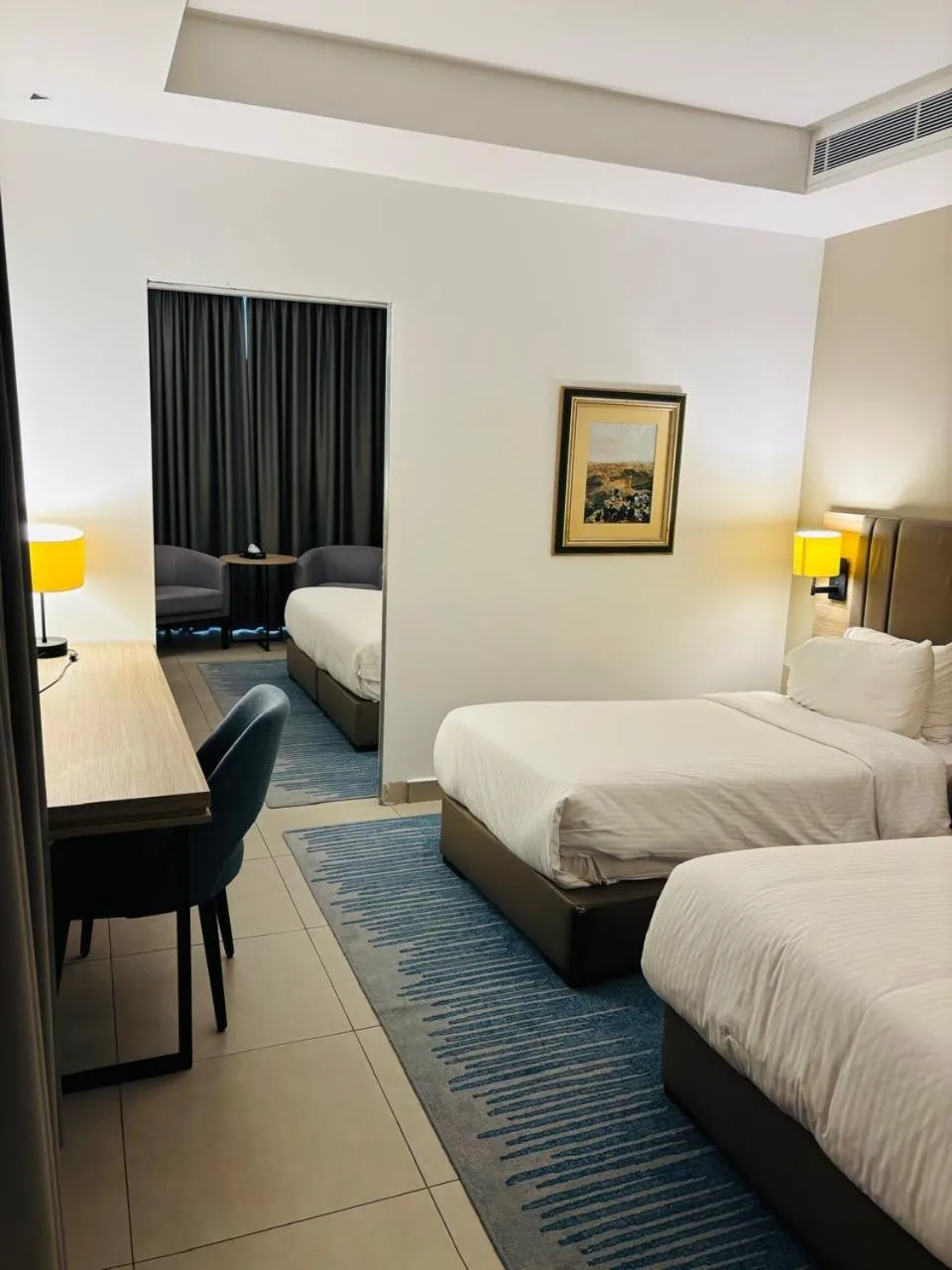 Bed in Golden Tulip Amman