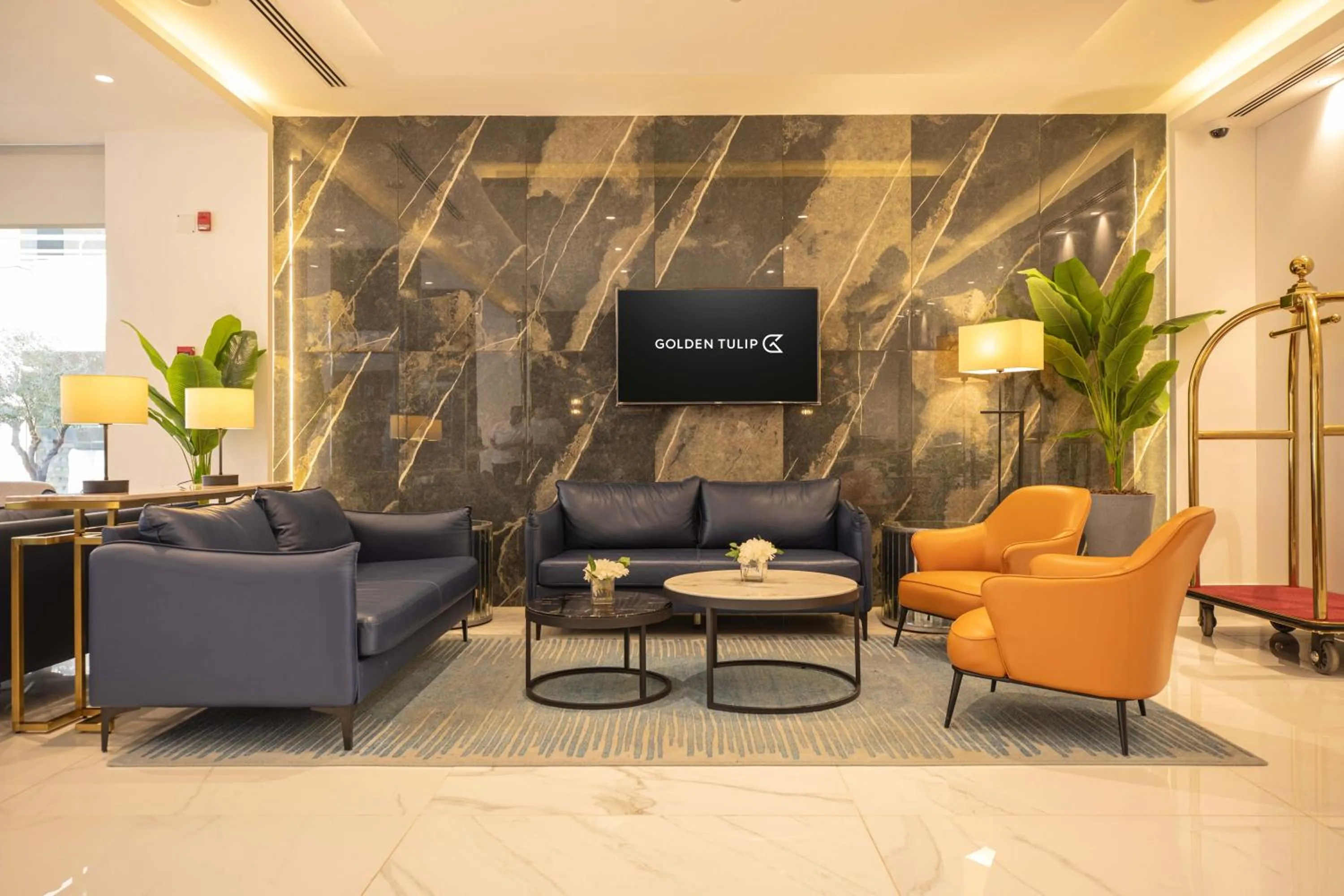 Lobby or reception in Golden Tulip Amman