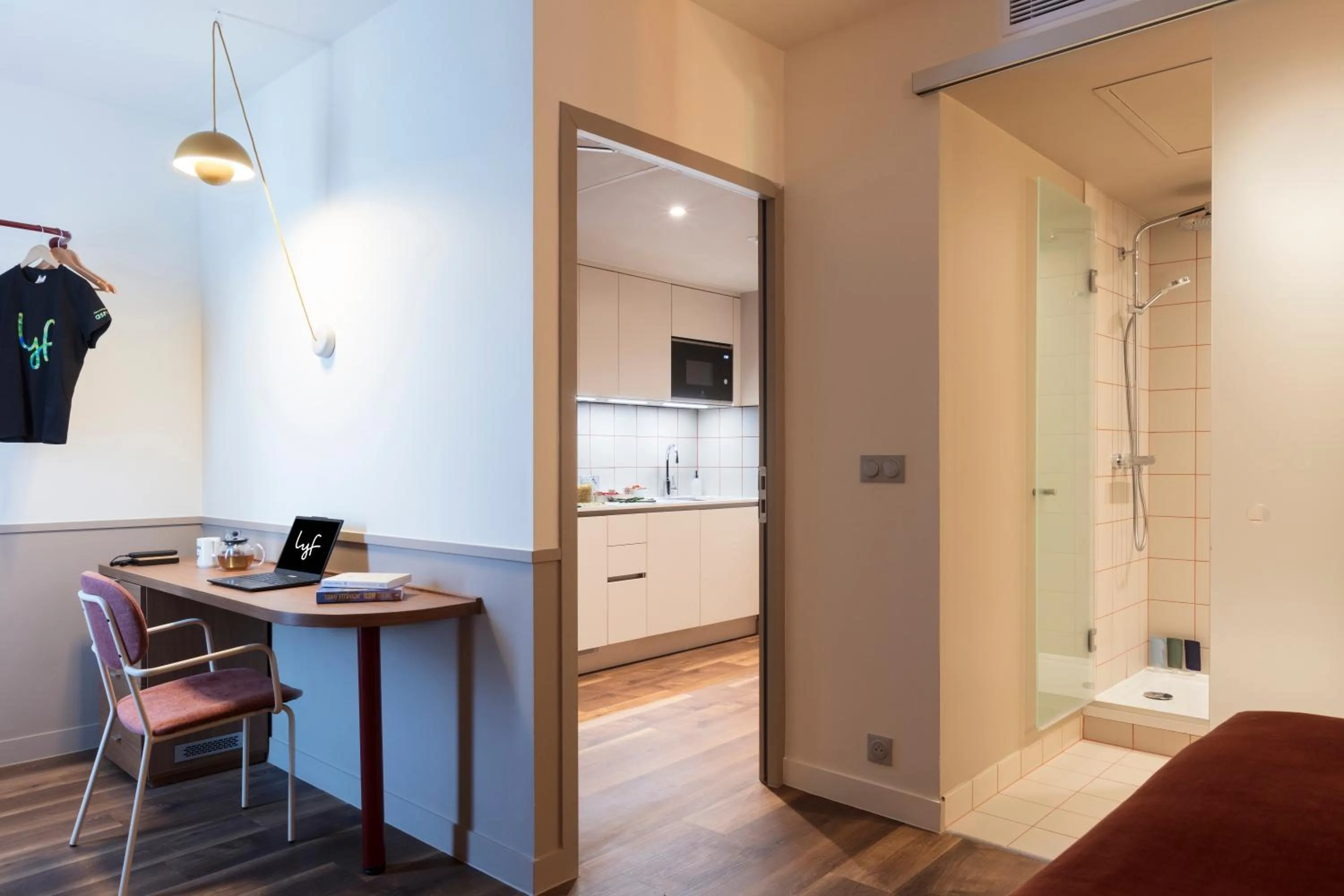 Living room in lyf Gambetta Paris