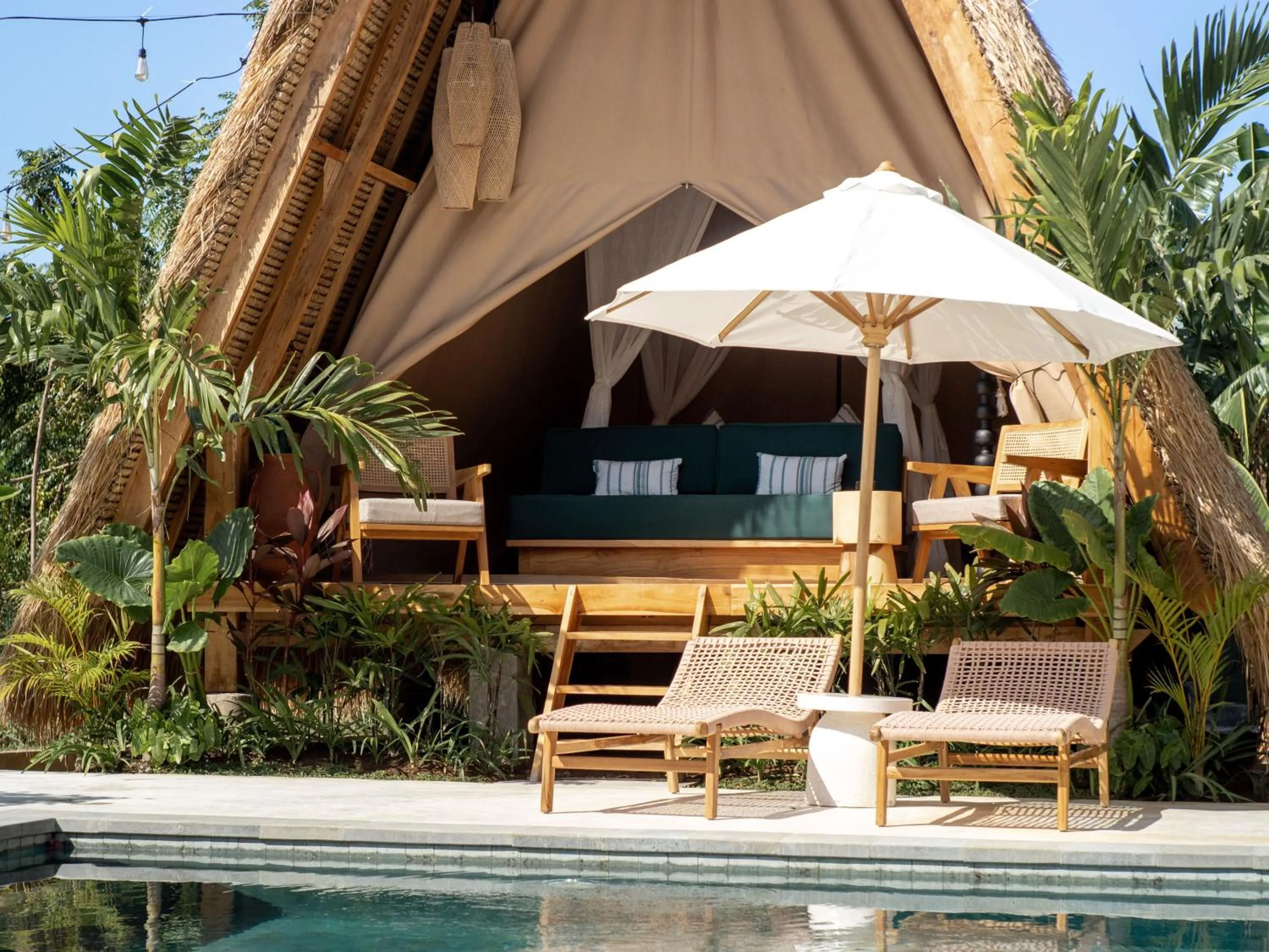 Property building in Dejama Glamping Resort Lombok