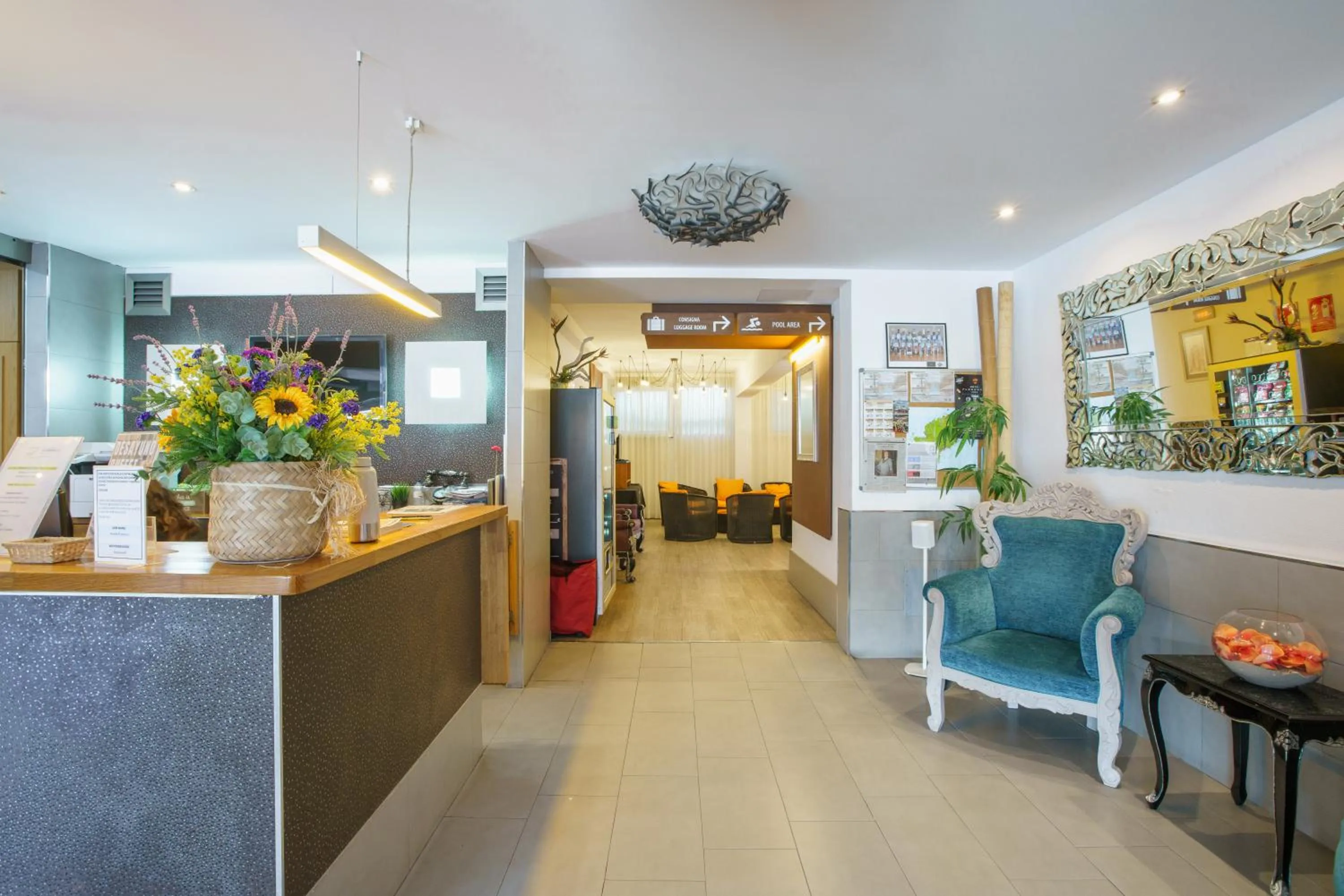 Lobby or reception in Hotel Florencio Ibiza