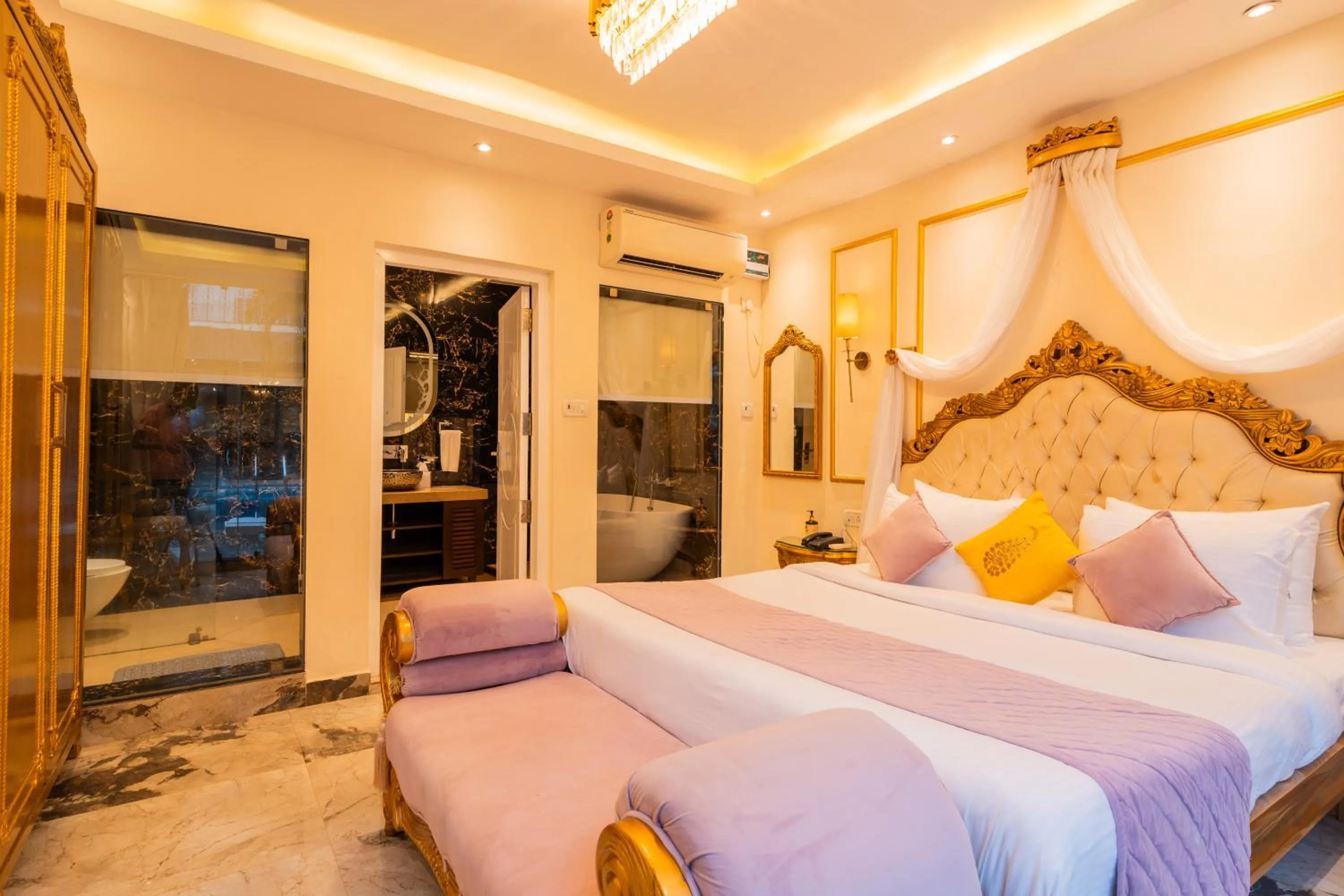 Bed in Emperor Ozran by Alaya Stays